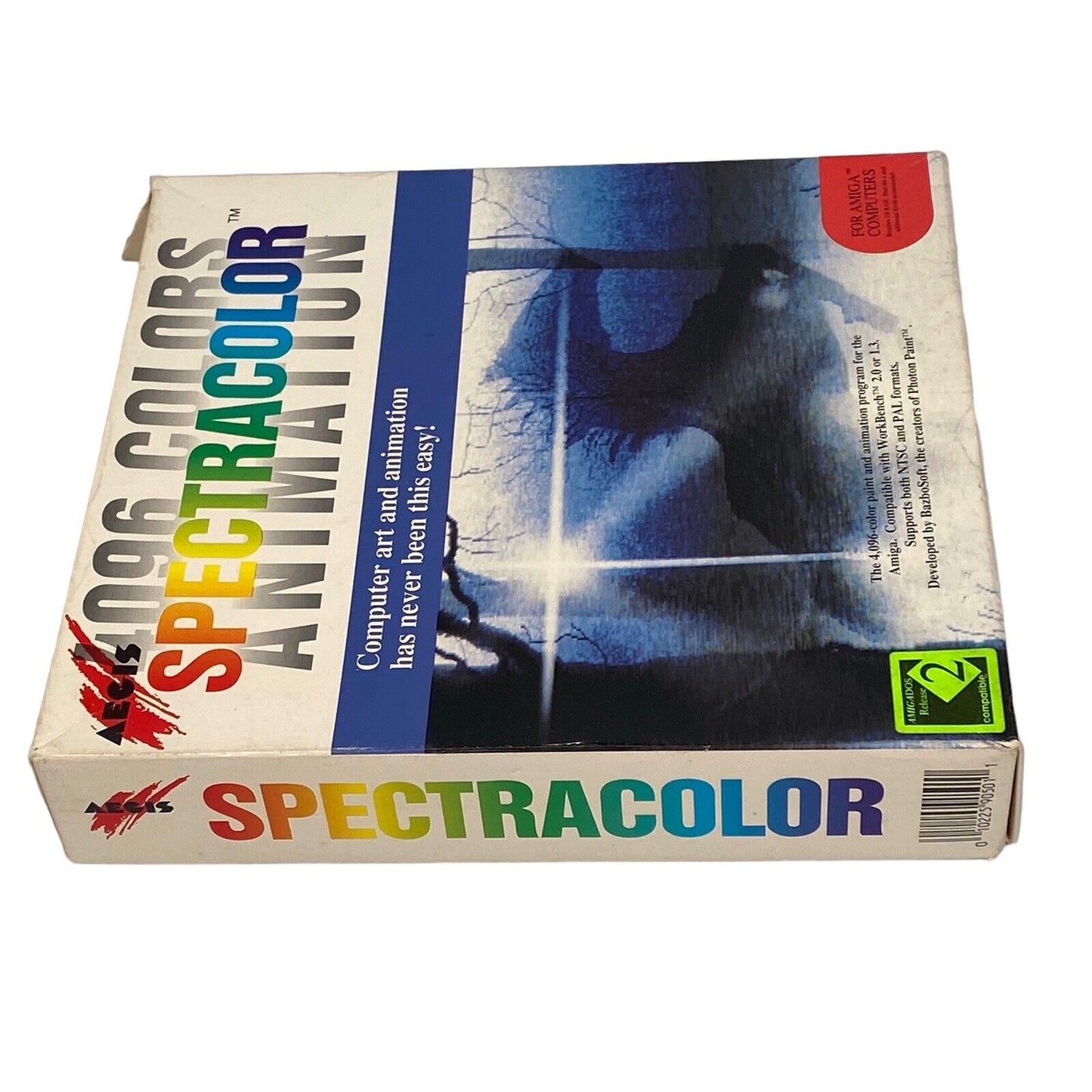 Aegis SpectraColor 4096 Colors VTG Animation Software 1984 Commodore 64 CIB