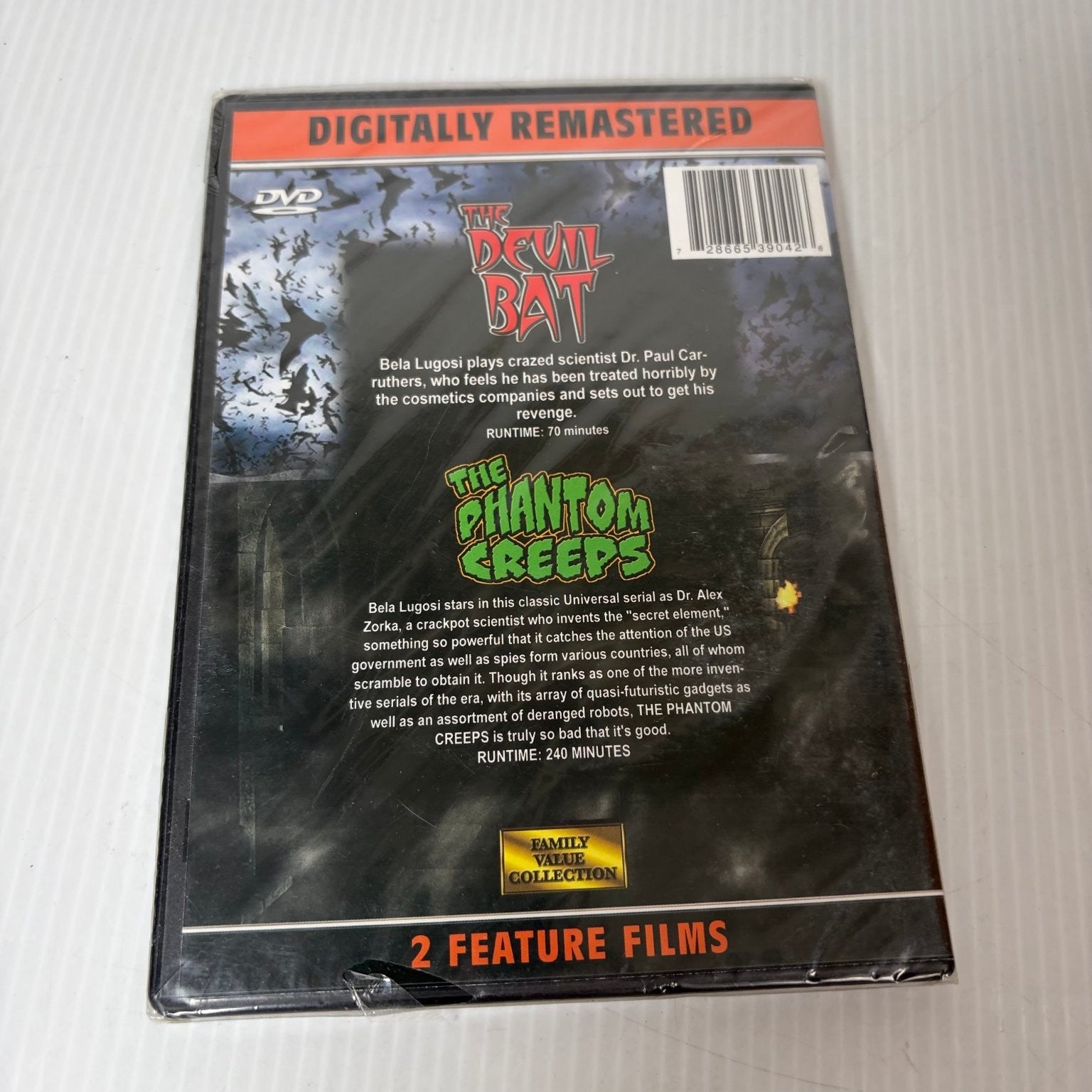 The Devil Bat The Phantom Creeps DVD (1939) Bela Lugosi Digitally Remastered