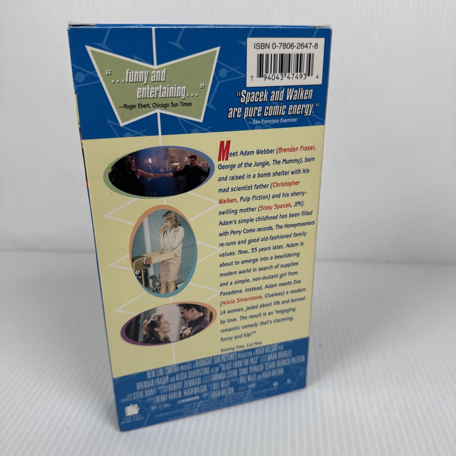 Blast From the Past (VHS, 1999) Brendan Fraser & Alicia Silverstone
