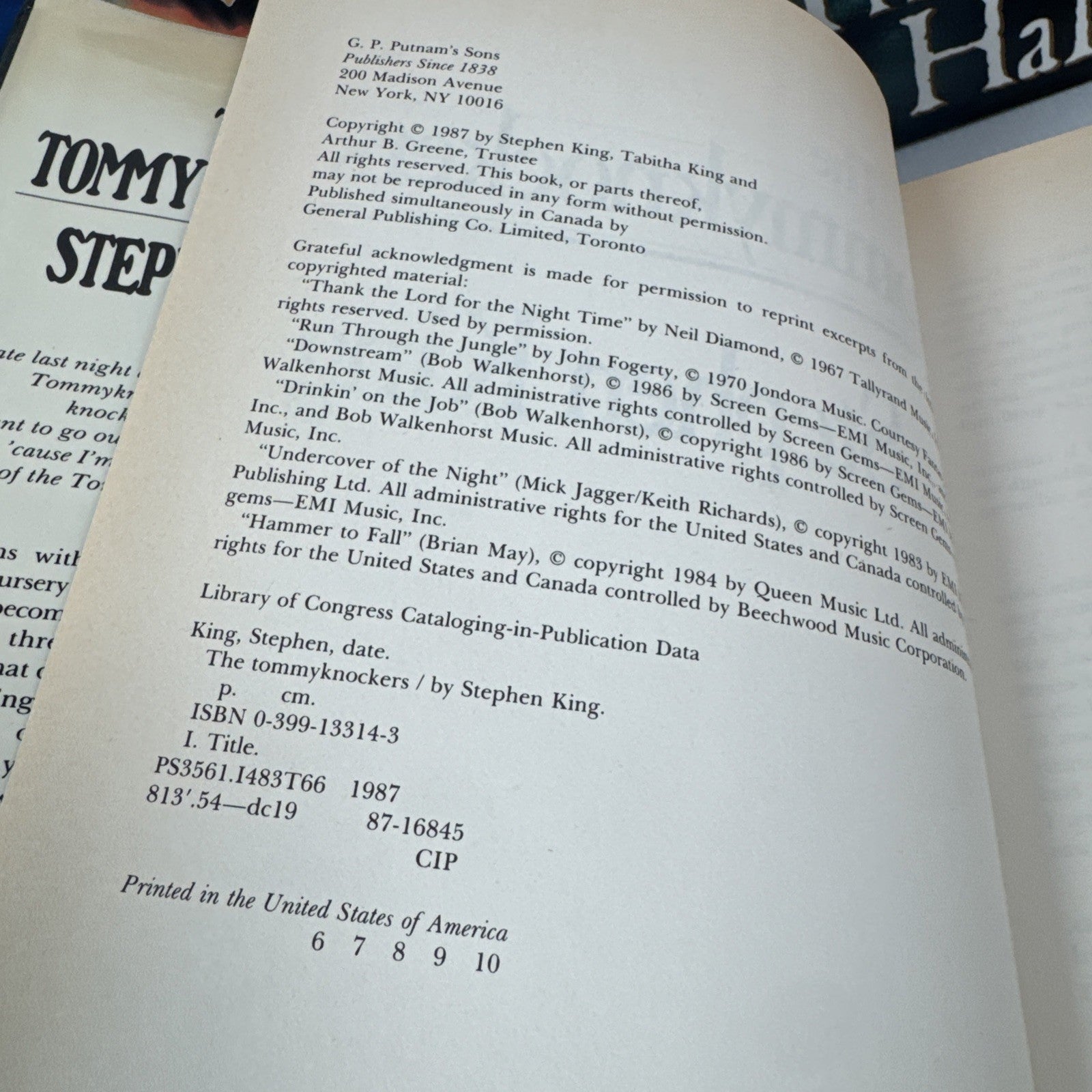 Lot Of 7 Stephen King Viking Hardcover Books Some 1st Prints Tommyknockers &More