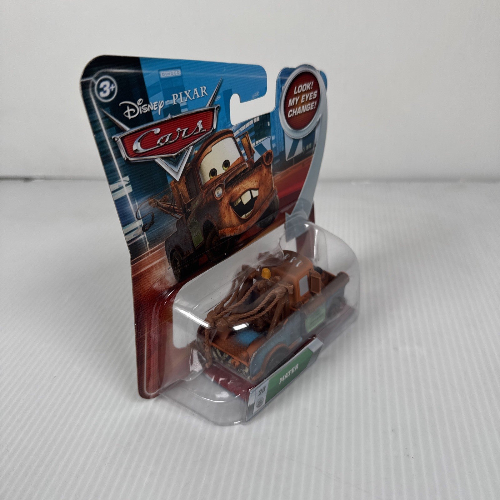 DISNEY PIXAR CARS MATER FINAL LAP SERIES #20 LOOK! MY EYES CHANGE! 2010 MATTEL