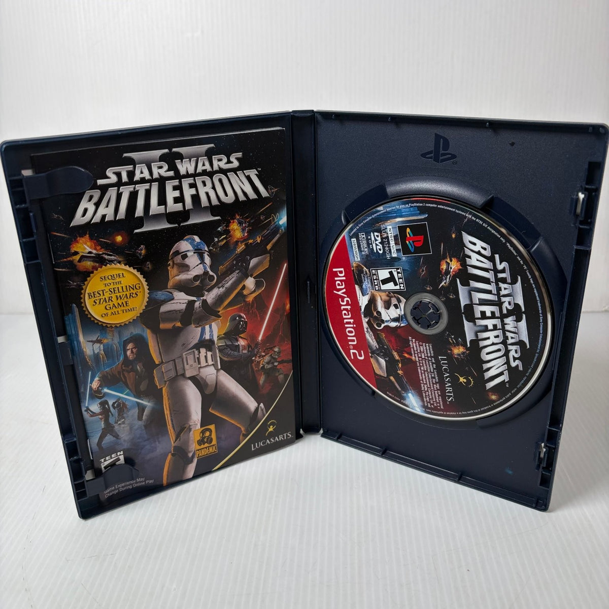 Star Wars Battlefront II Greatest Hits PlayStation 2 Video Game Complete CIB