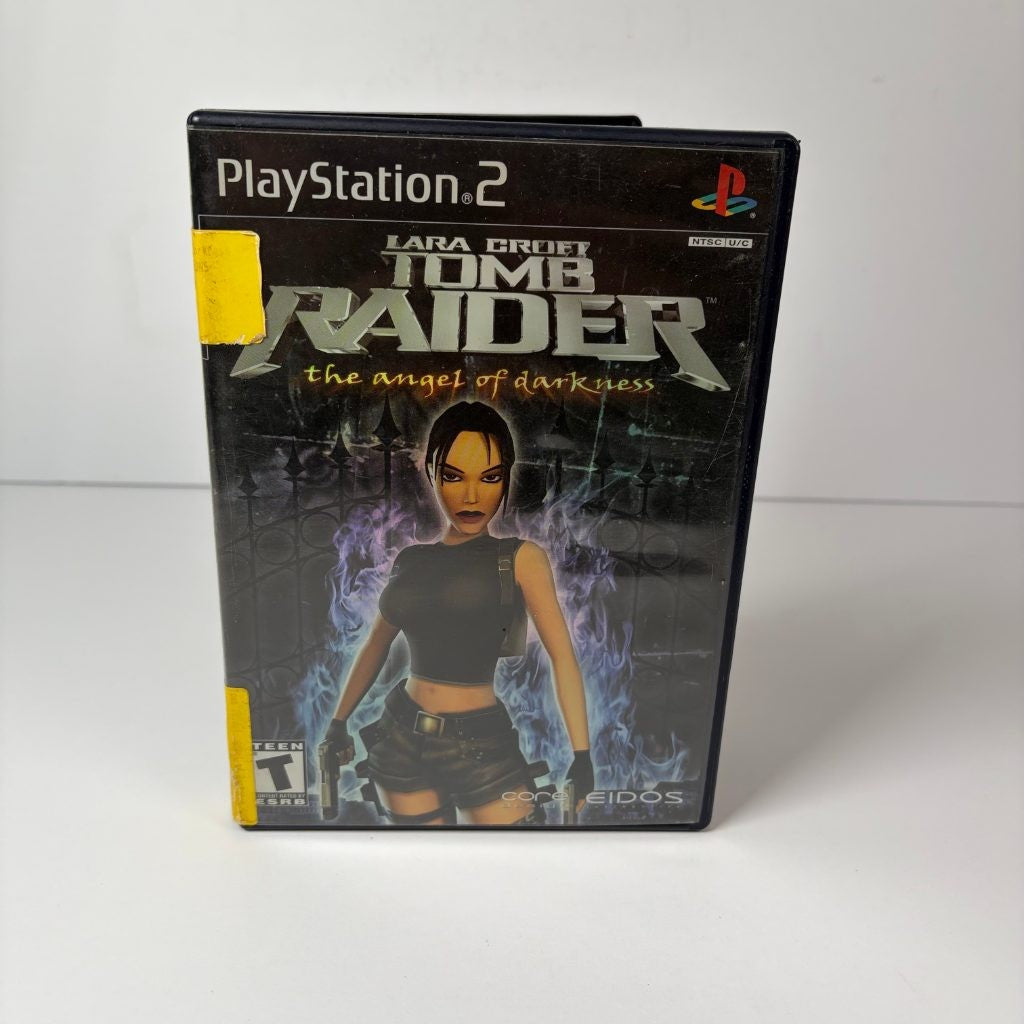 Tomb Raider The Angel of Darkness PS2 PlayStation 2 2003 Eidos NTSC Black Label