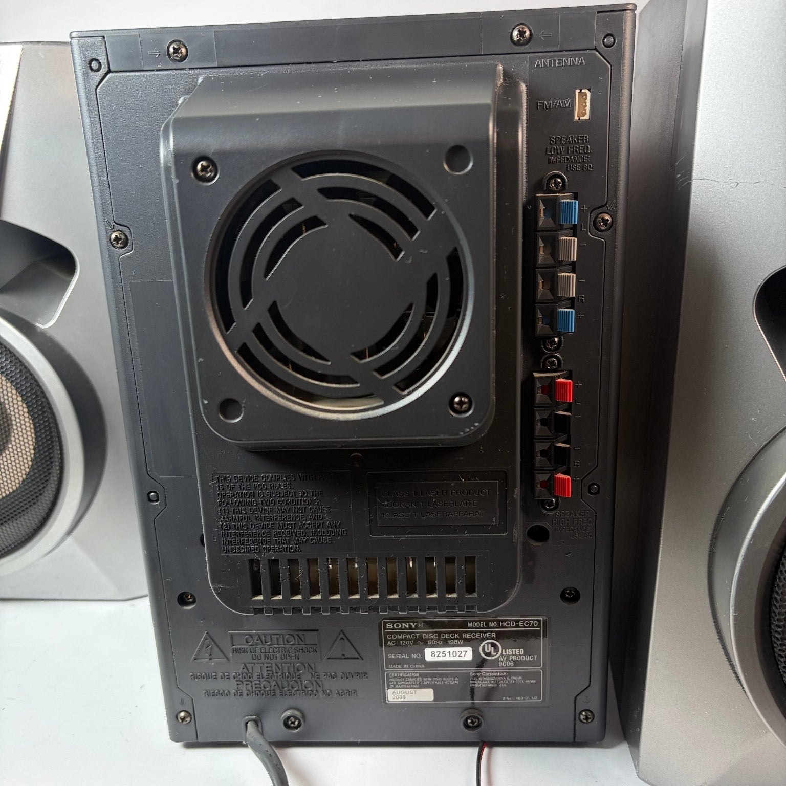 Sony MHC-EC70 Mini Hi-Fi Component System 3-Disc CD (Tape Player Not Working)