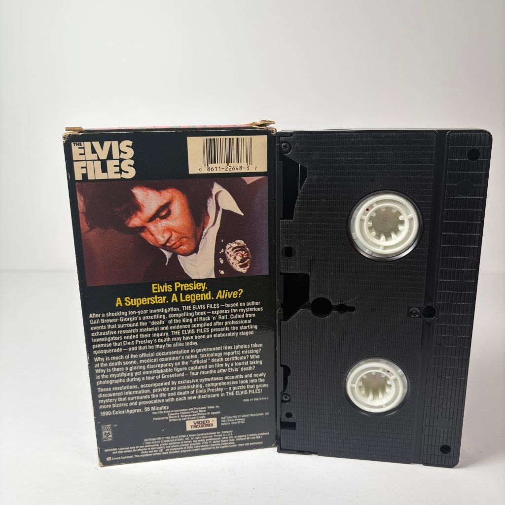 The Elvis Files VHS 1990 Video Treasures Elvis Presley Death Hoax Documentary