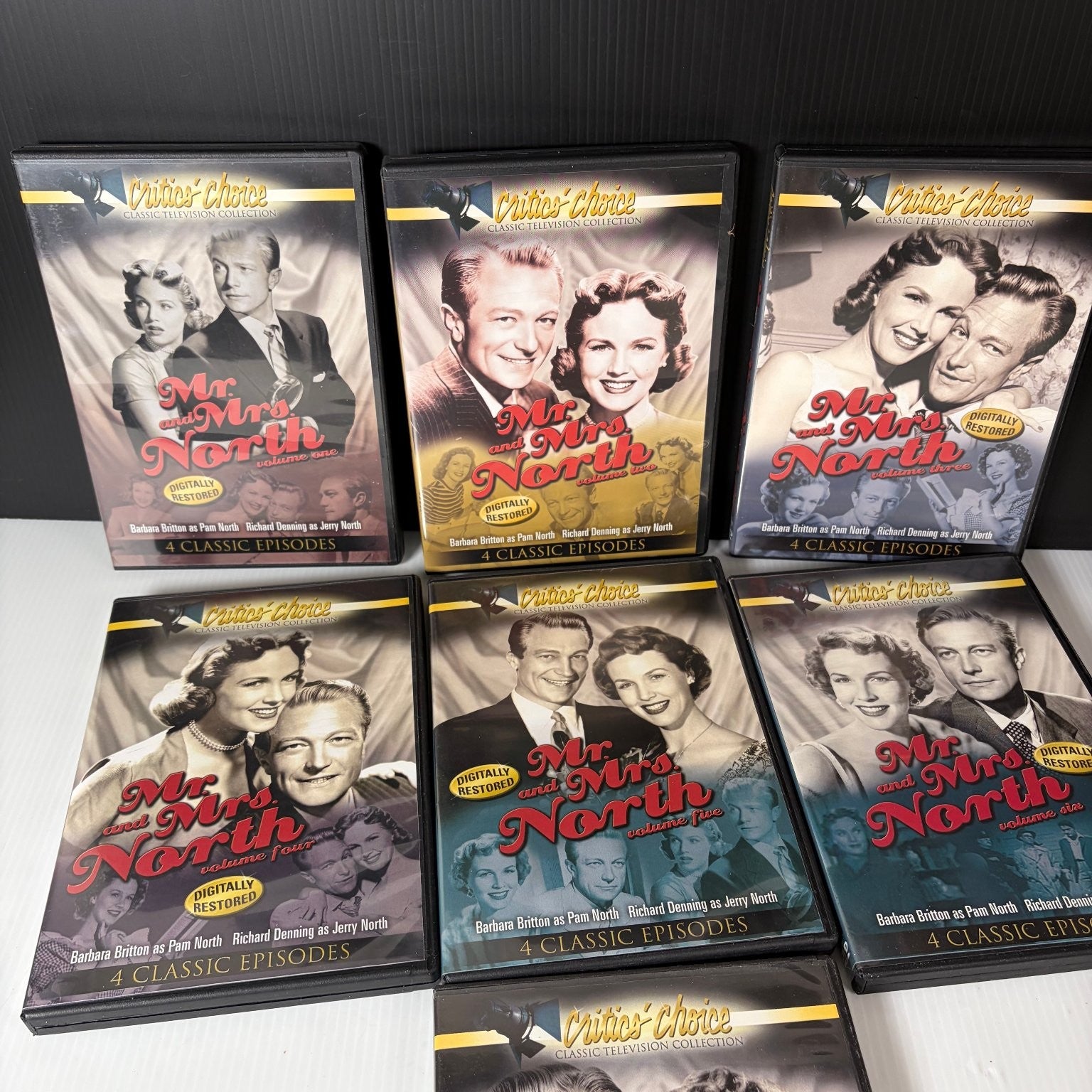 Mr. and Mrs. North DVD 2004 Digitally Restored Volumes 1-7 Barbara Britton