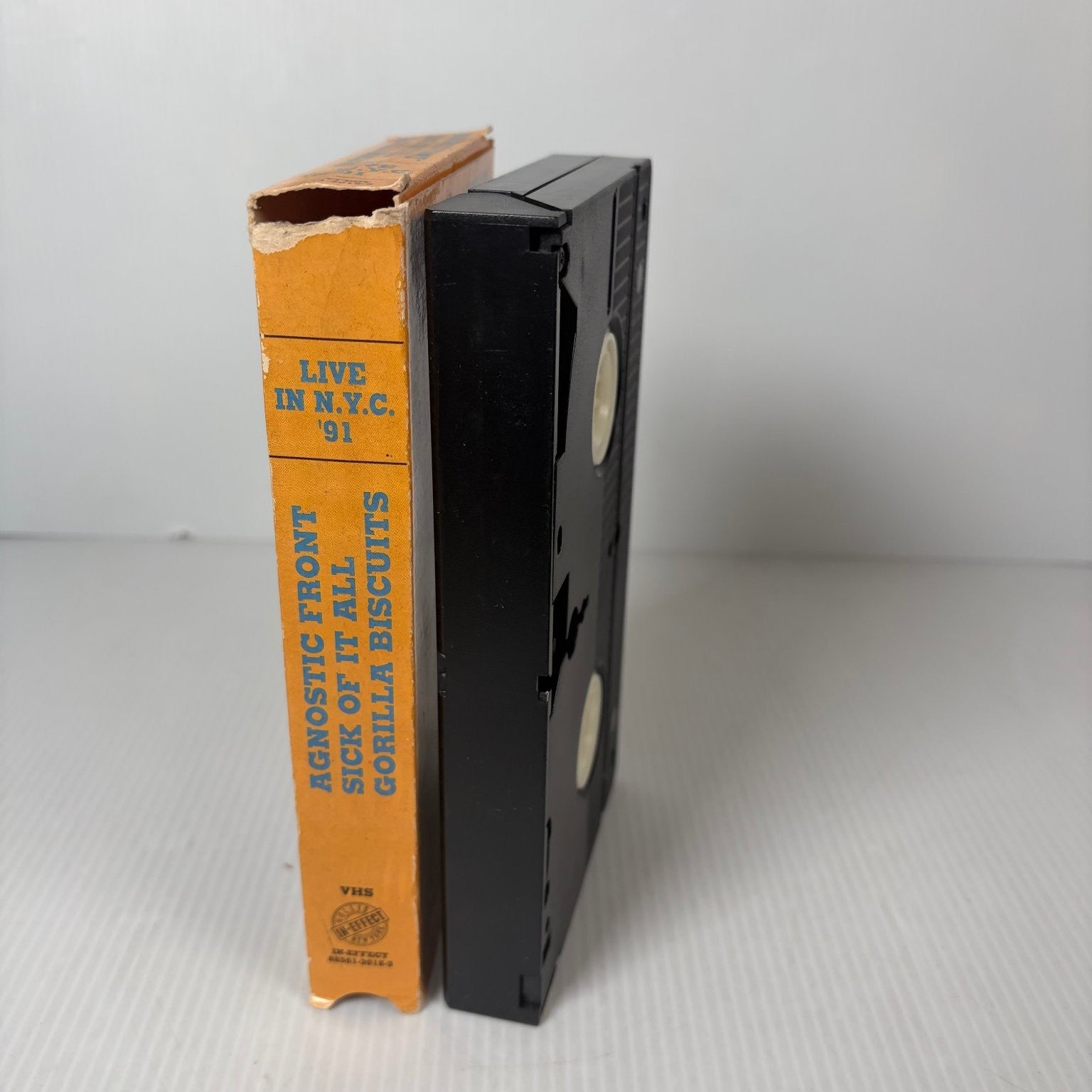 Agnostic Front Sick Of It All Gorilla Biscuits Live NYC '91 VHS In-Effect