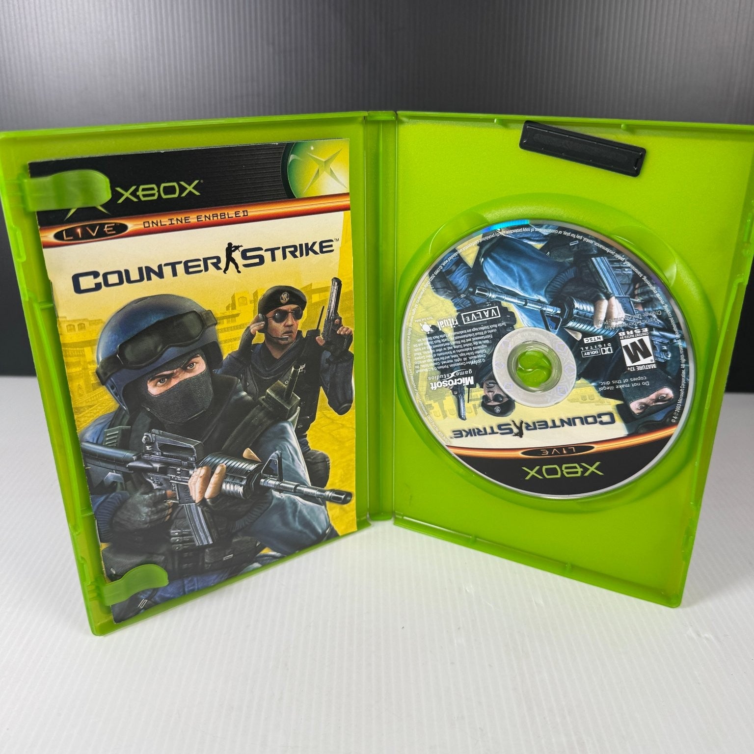 Counter-Strike Xbox Video Game Live Online Enabled FPS Complete CIB