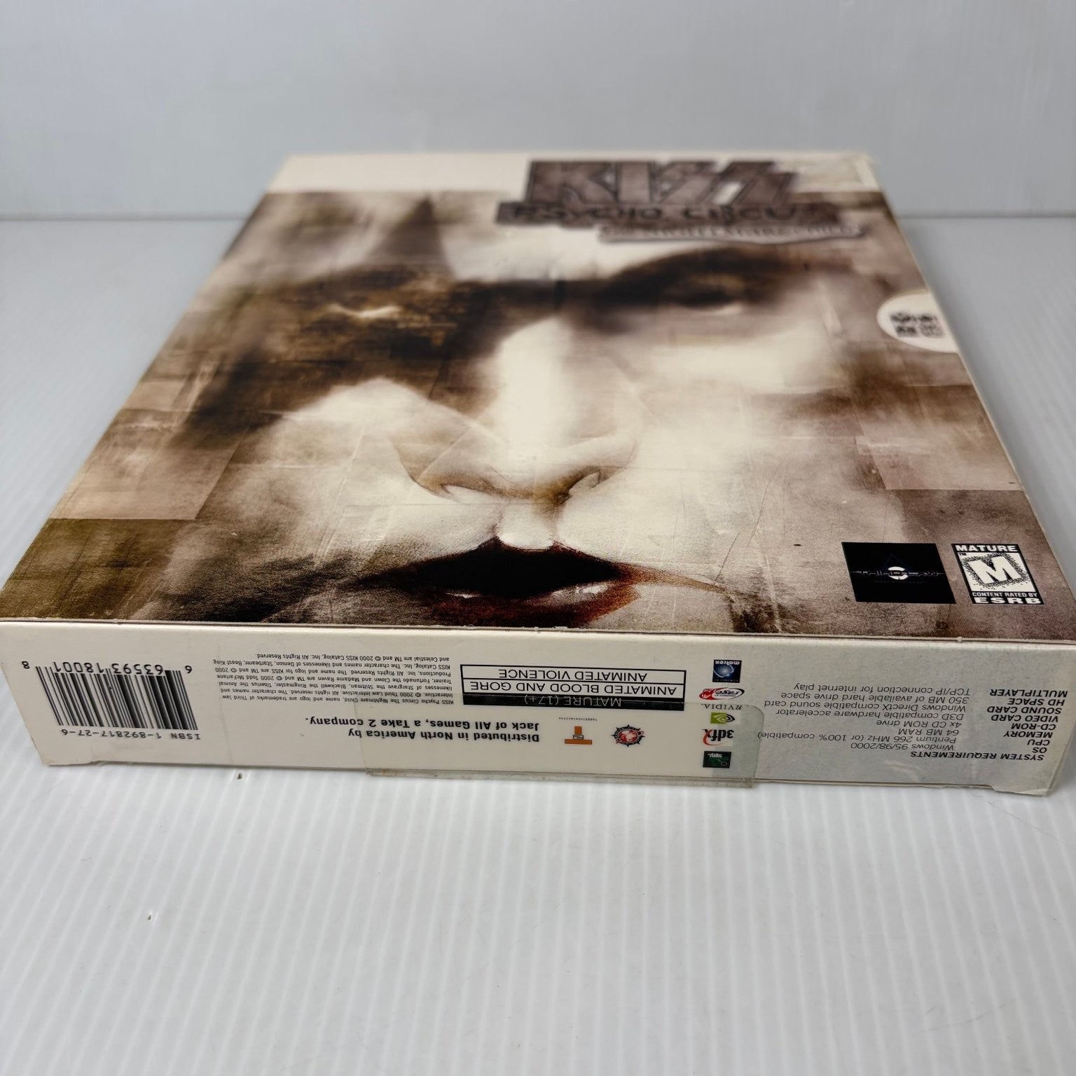 KISS Psycho Circus The Nightmare Child Big Box PC CD-ROM Game Action FPS