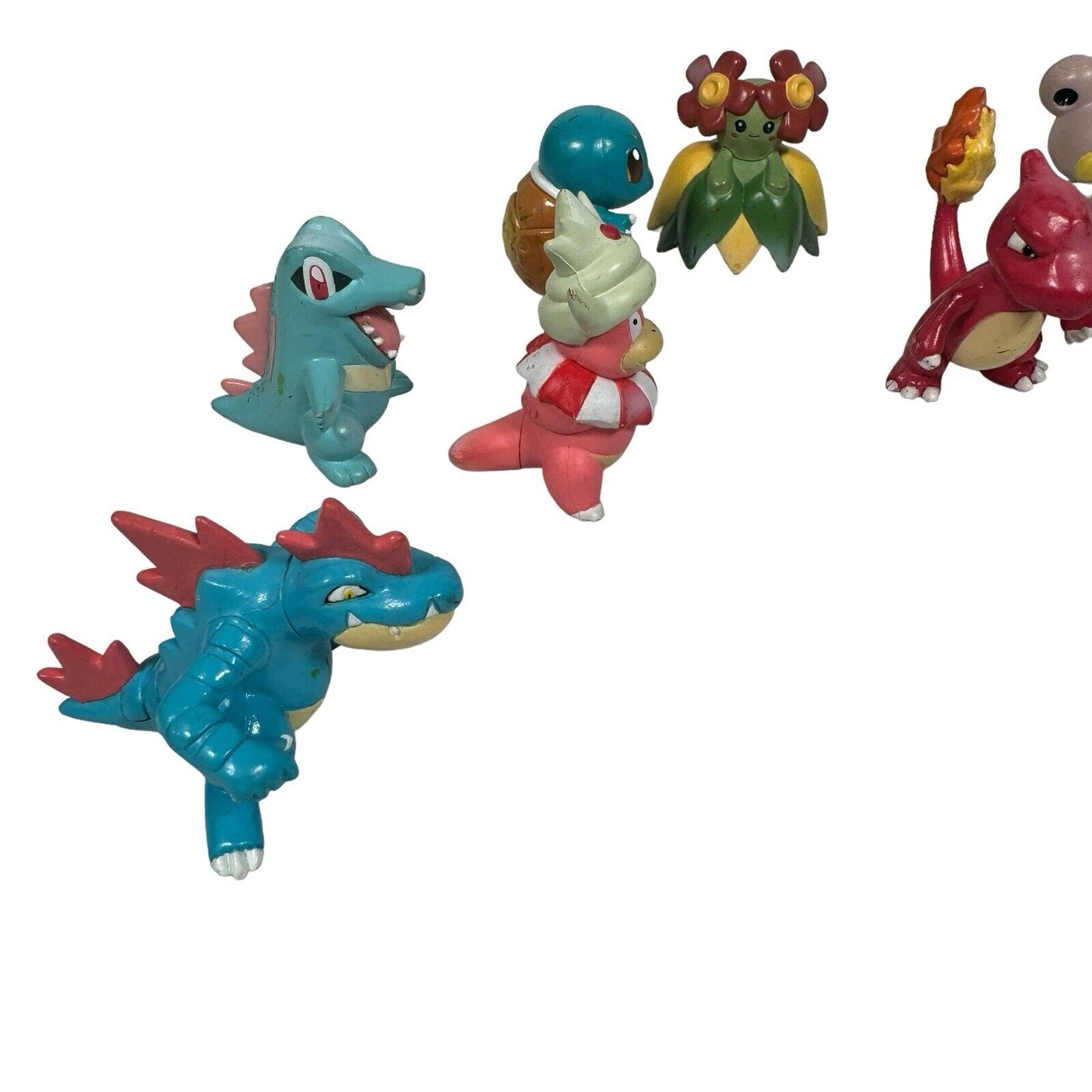 VTG Tomy Pokemon Minifigure Lot Of 10 Charmeleon Blastoise Squirtle & More