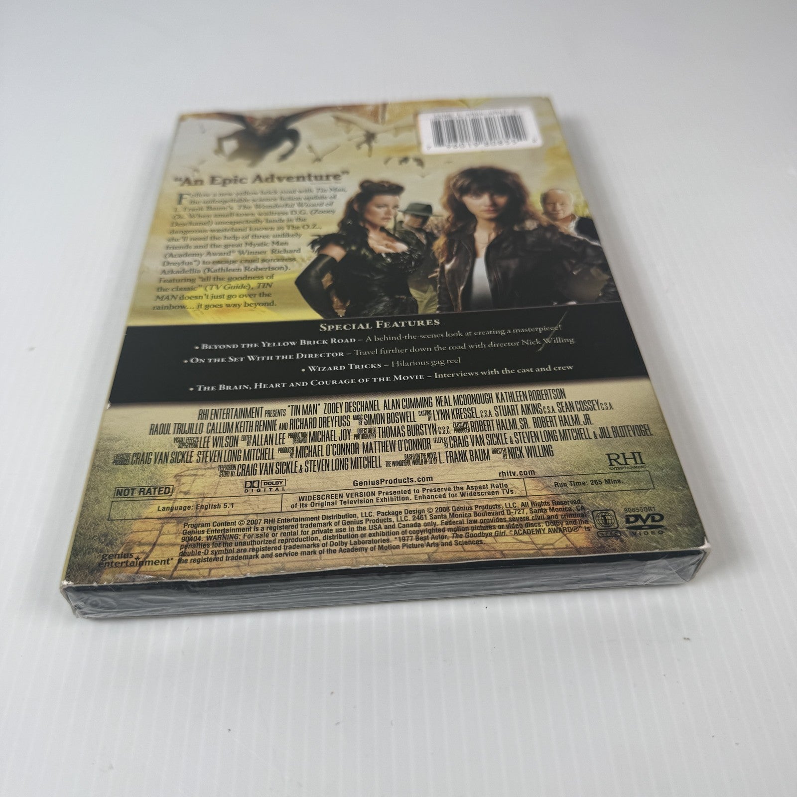 Tin Man DVD 2007 2-Disc Collector's Edition Zooey Deschanel Sci-Fi w/ Slipcase