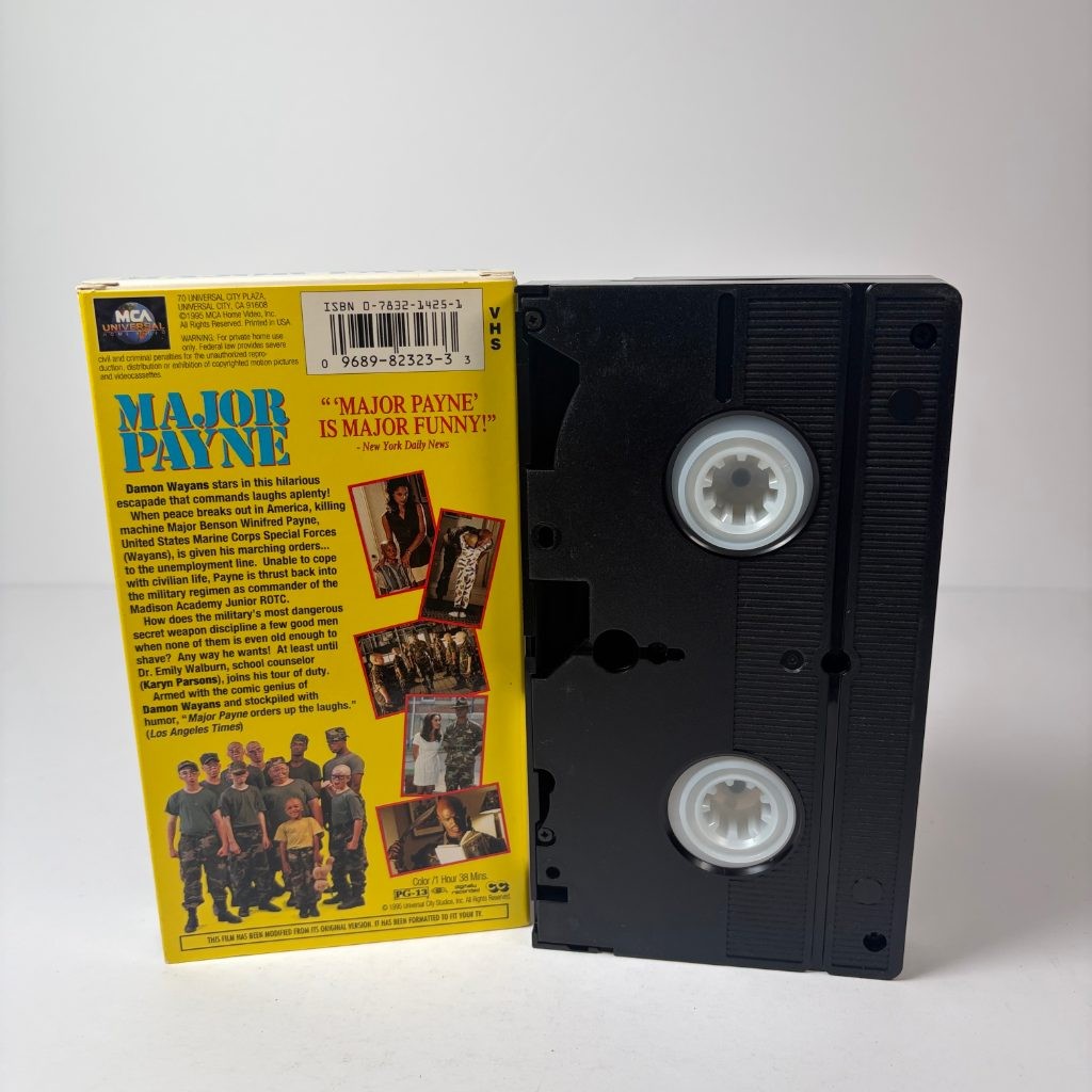 Major Payne VHS Damon Wayans 1995 MCA Universal Comedy Karyn Parsons