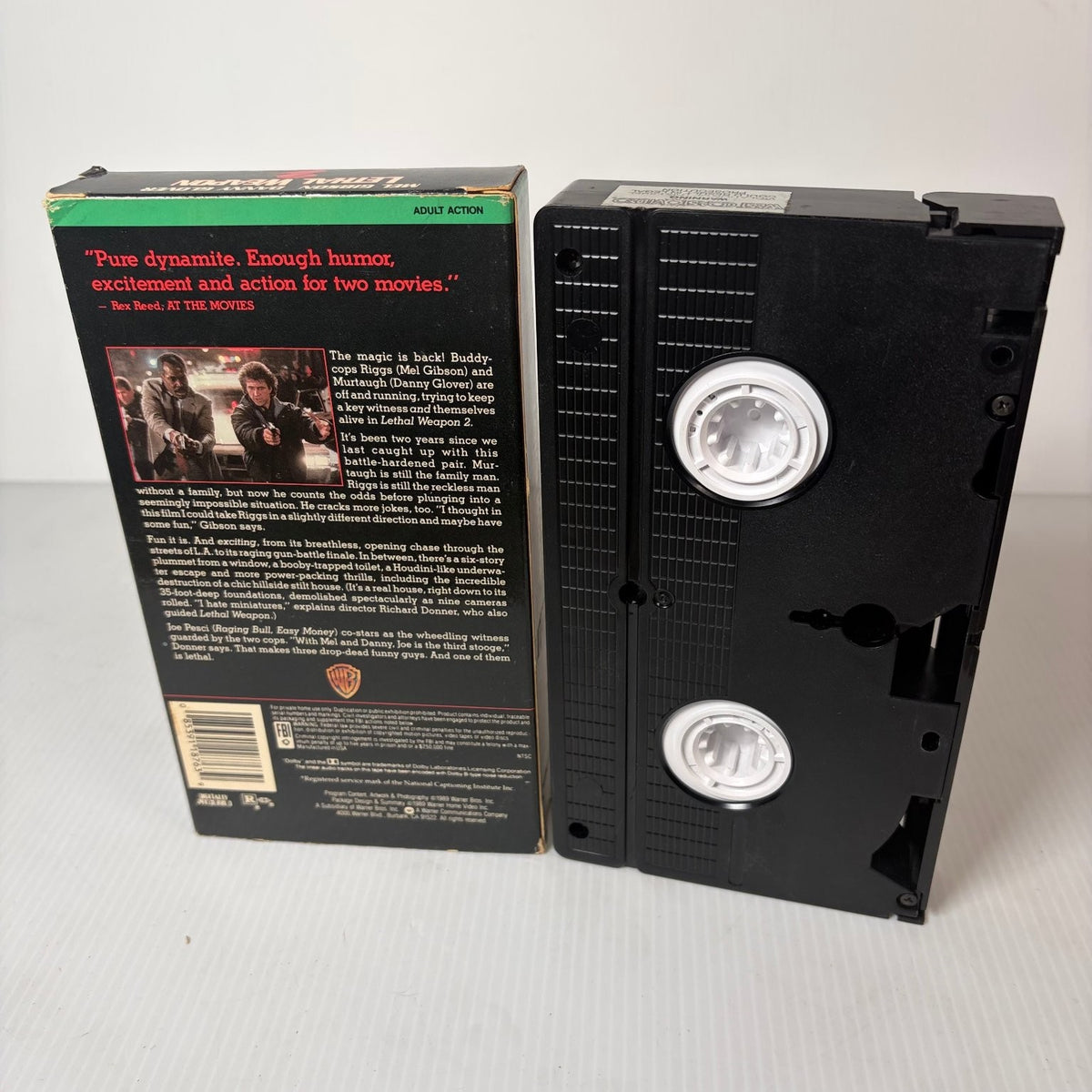 Lethal Weapon 2 VHS 1989 Action Comedy Thriller Warner Home Video