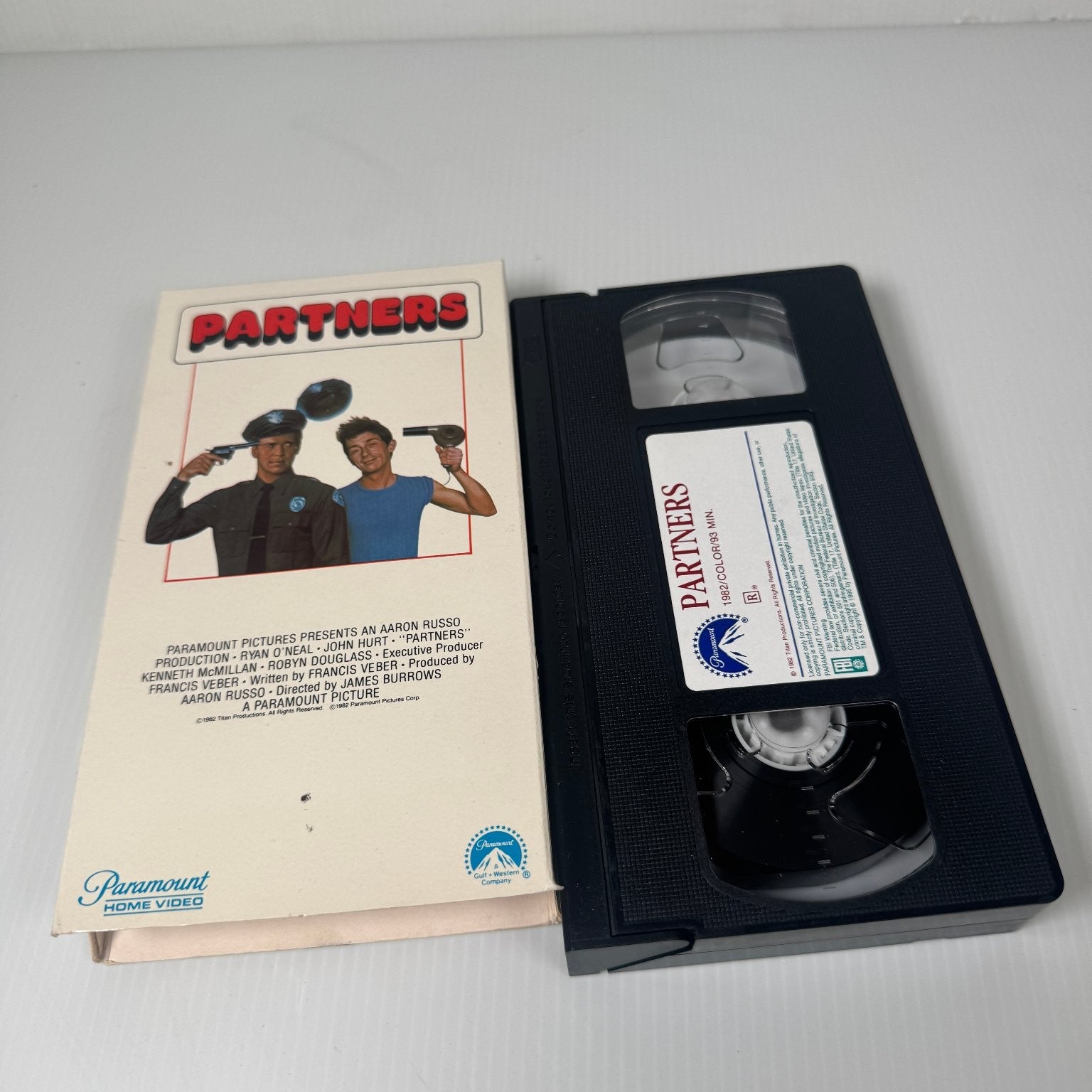 Partners VHS 1982 Comedy Suspense Original Release Paramount Home Video