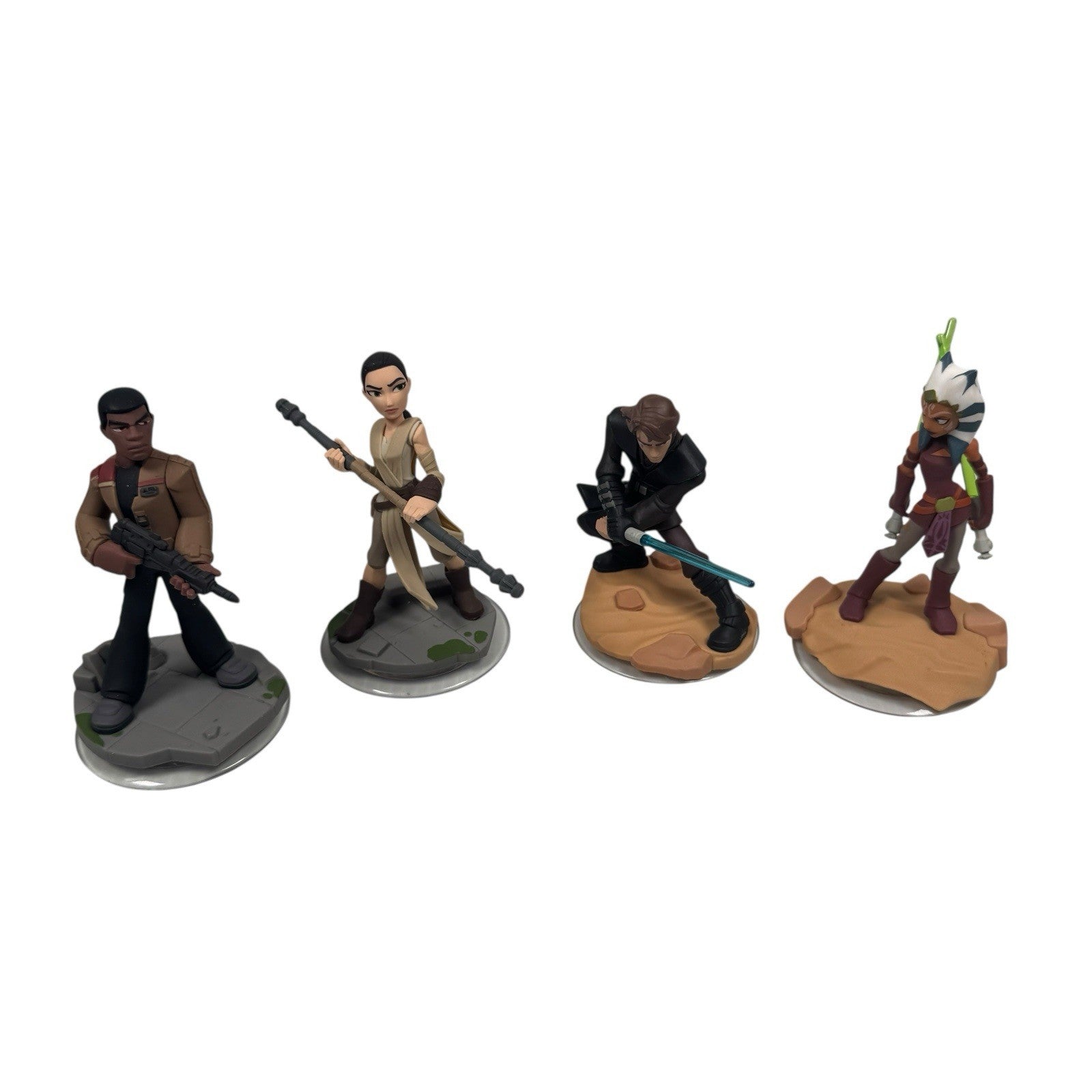 Disney Infinity 3.0 Lot Star Wars Ahsoka Finn Rey & Anakin Figures