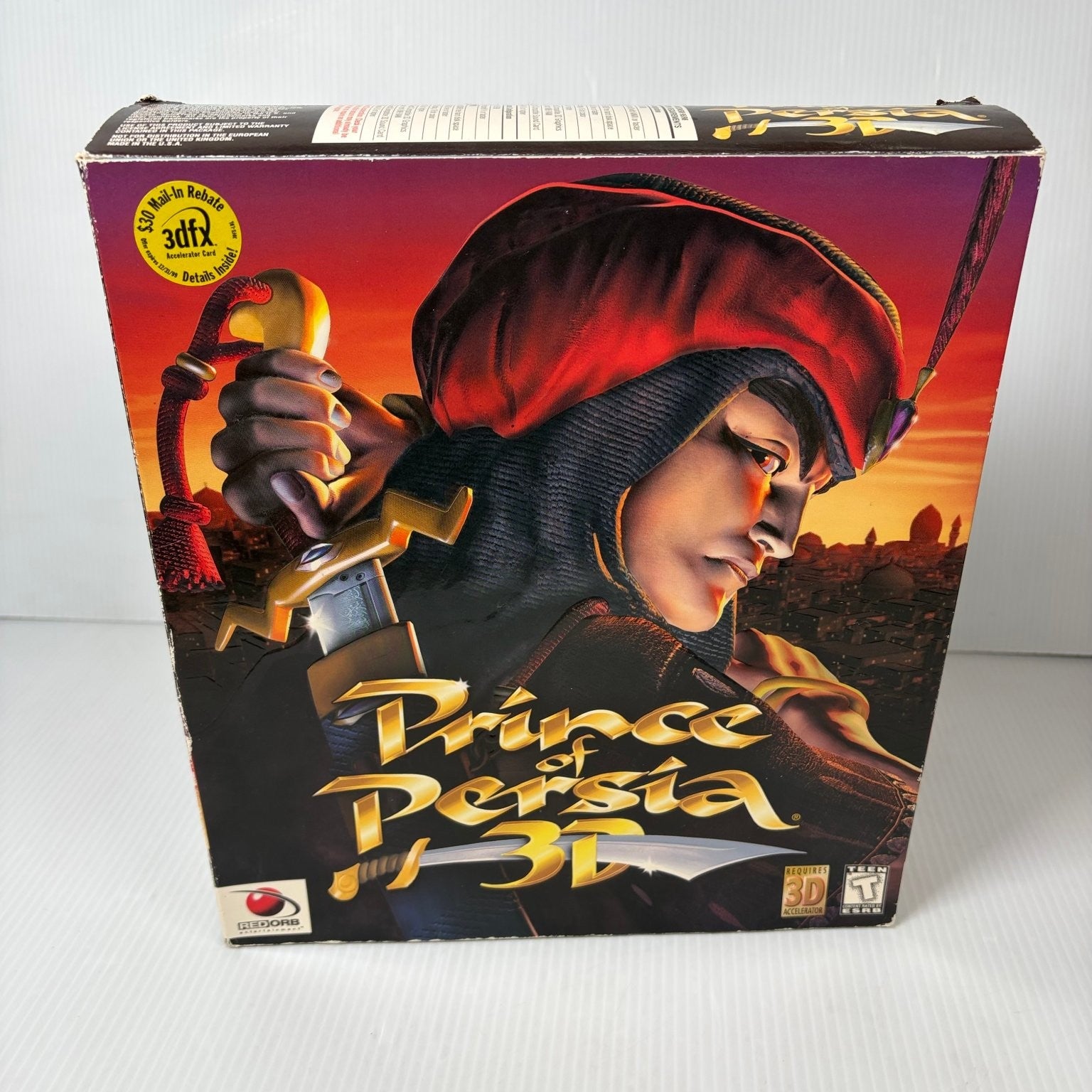 Prince of Persia 3D Windows 95/98 Big Box PC Game Complete with Strategy Guide