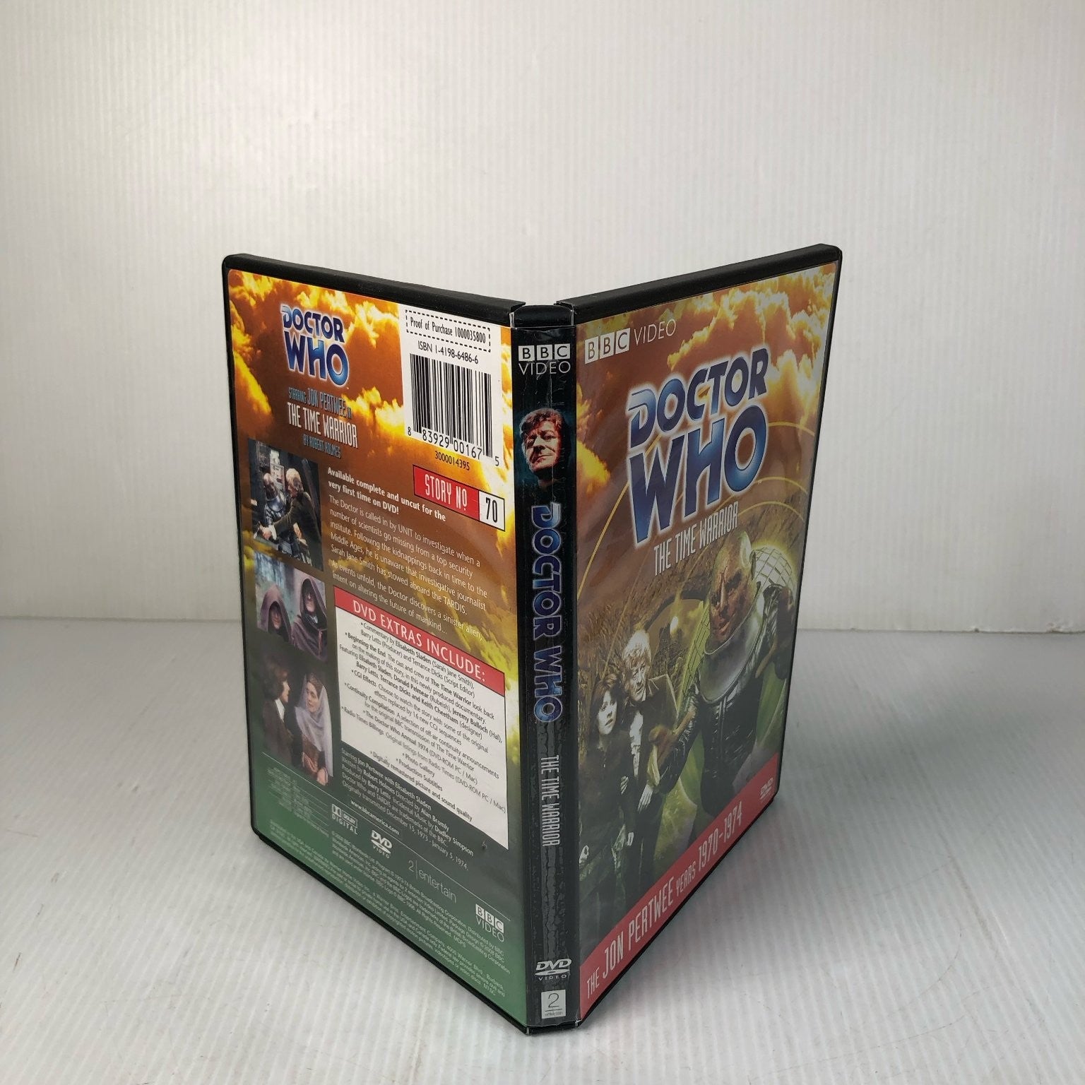 Doctor Who: The Time Warrior DVD 2008 Jon Pertwee Elisabeth Sladen BBC Sci-Fi