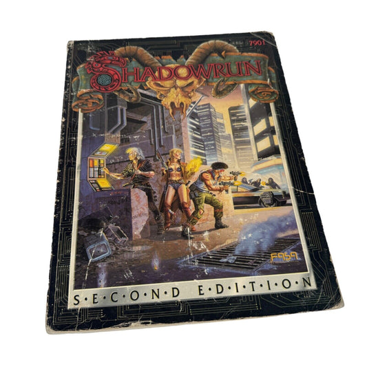 Shadowrun Cyberpunk Role Playing Game SC 2nd Edition Larry Elmore Cover Art