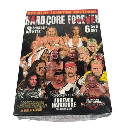 Hardcore Forever Wrestling Limited Edition 6 DVD Box Set Sealed OOP Big Vision