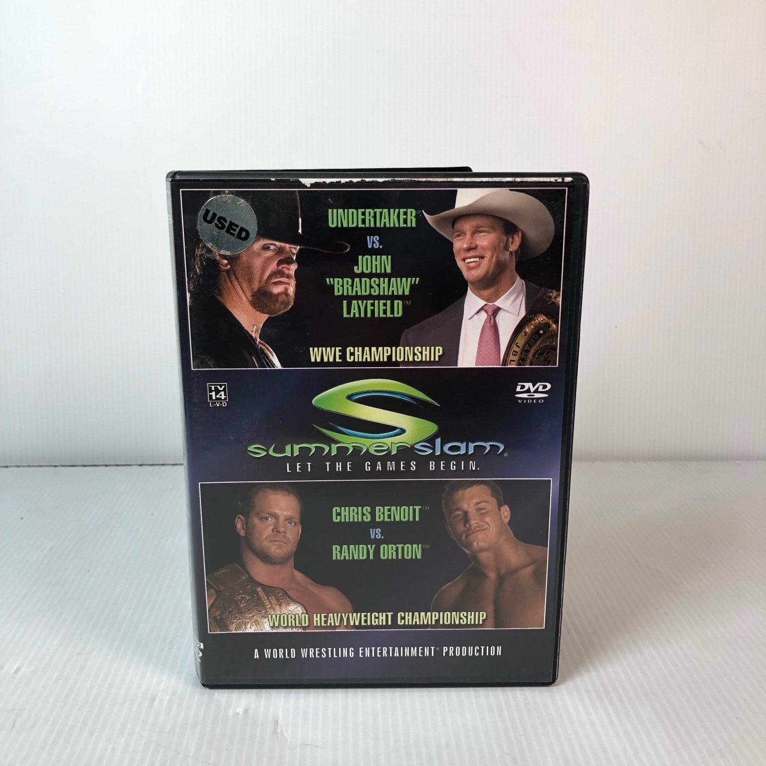 SummerSlam 2004 DVD WWE Championship Undertaker JBL Benoit Orton Angle