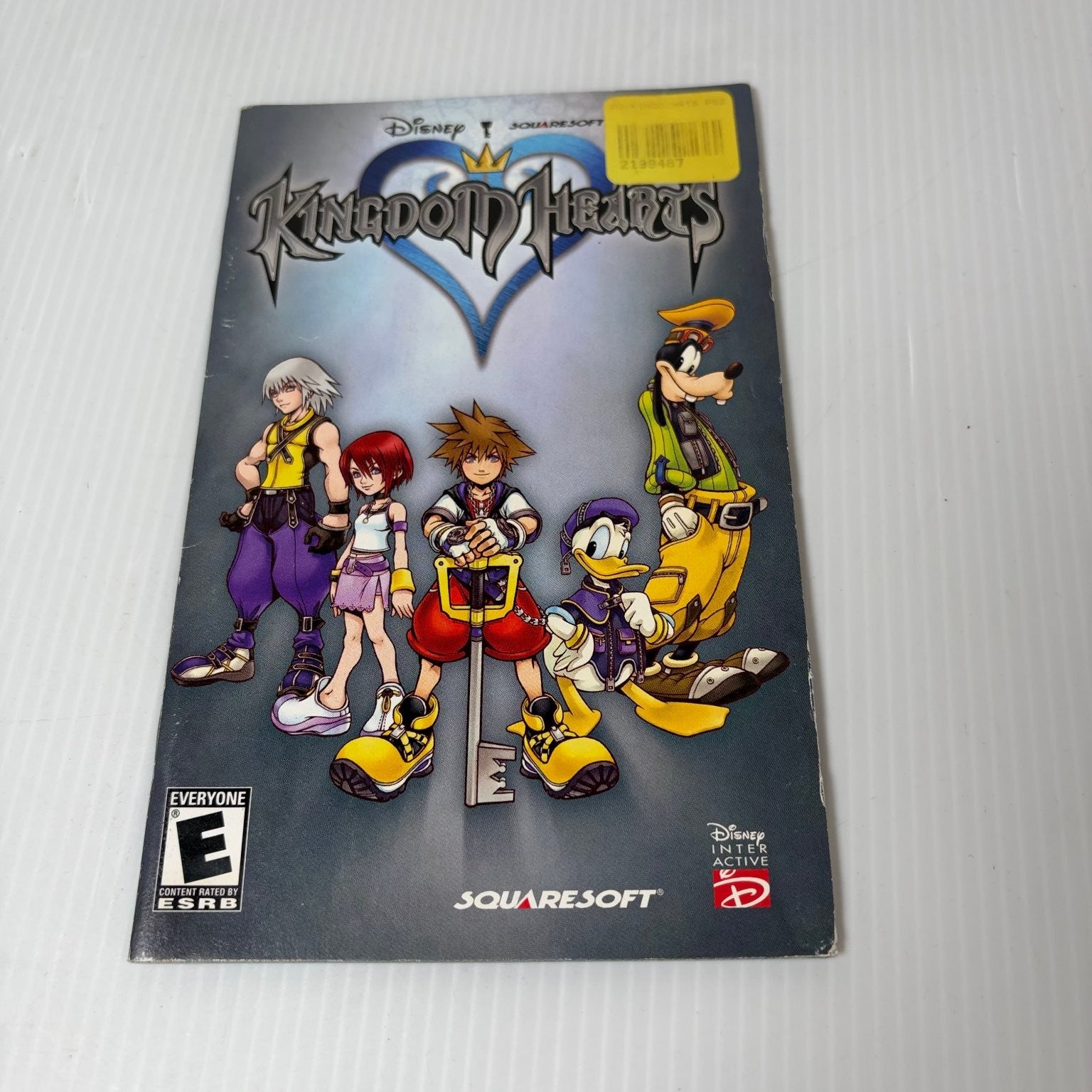 Kingdom Hearts Manual PlayStation 2 PS2 Original Disney SquareSoft