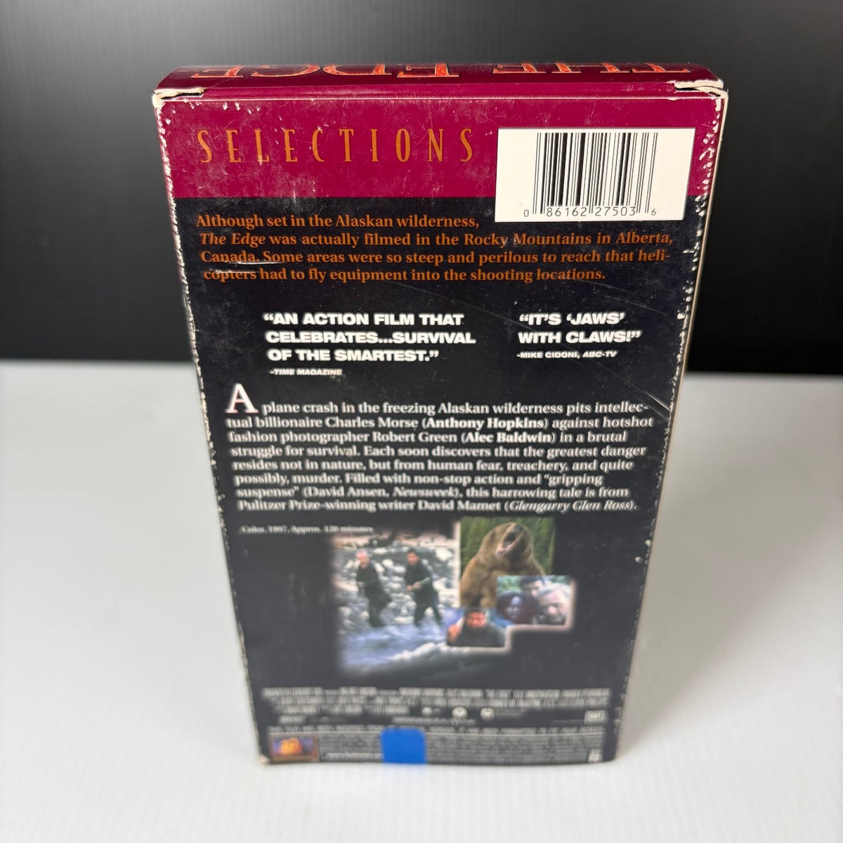 The Edge VHS 1997 Survival Thriller Original Release 20th Century Fox