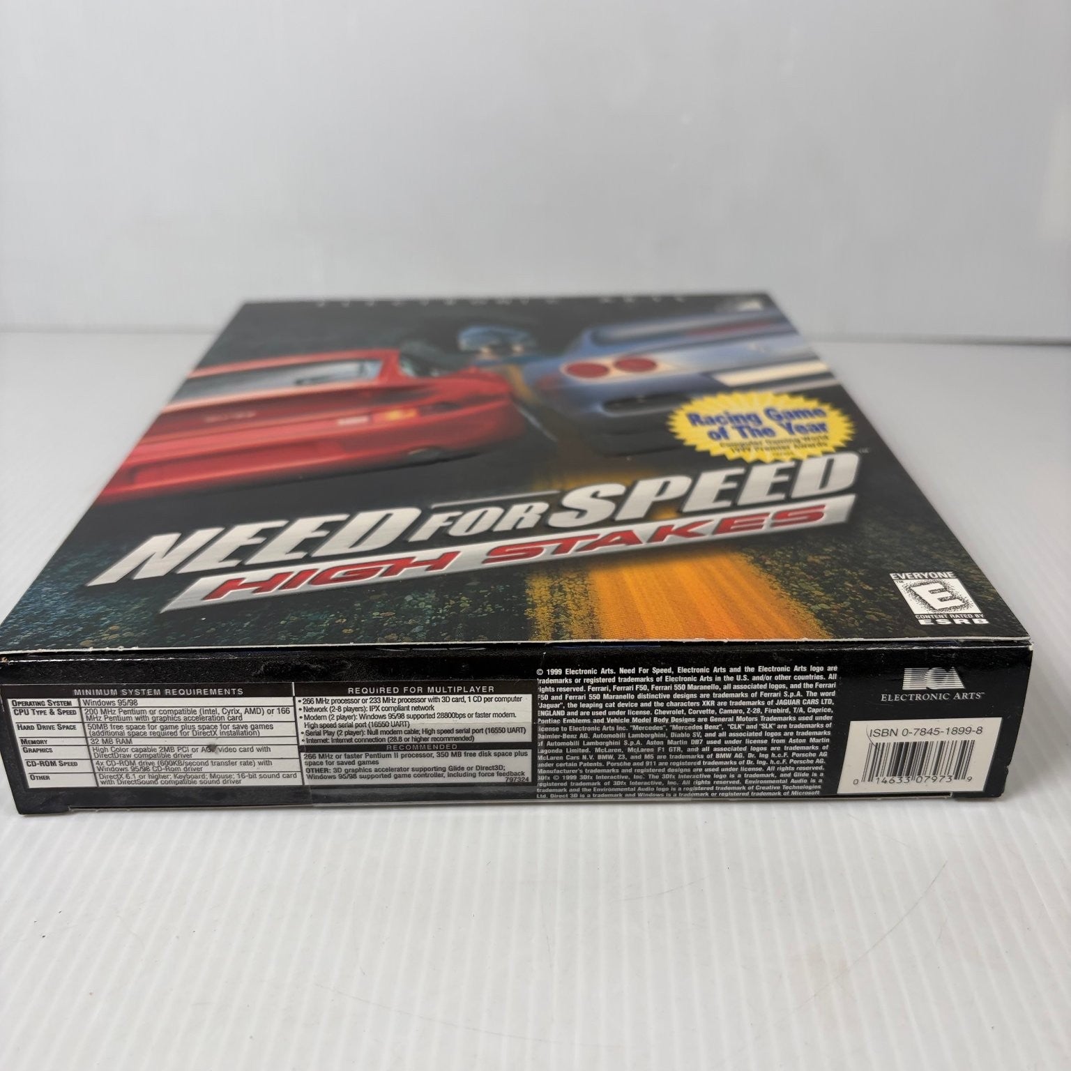 Need for Speed High Stakes Big Box PC CD-ROM Video Game Racing Multiplayer