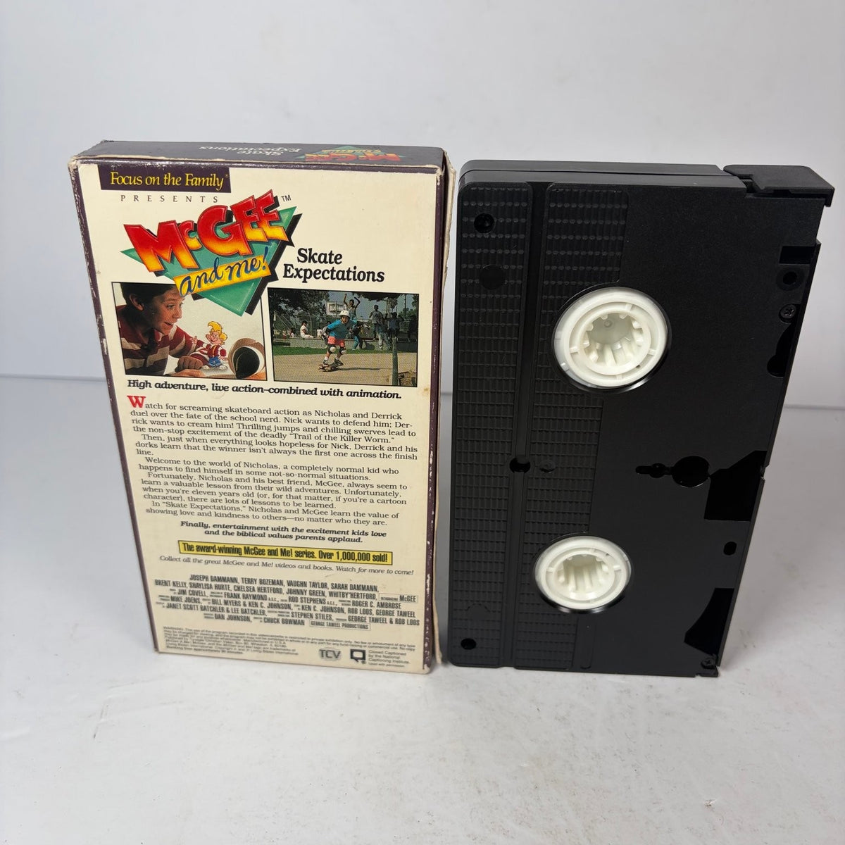 McGee and Me! Skate Expectations VHS 1989 Children's Focus on the Family