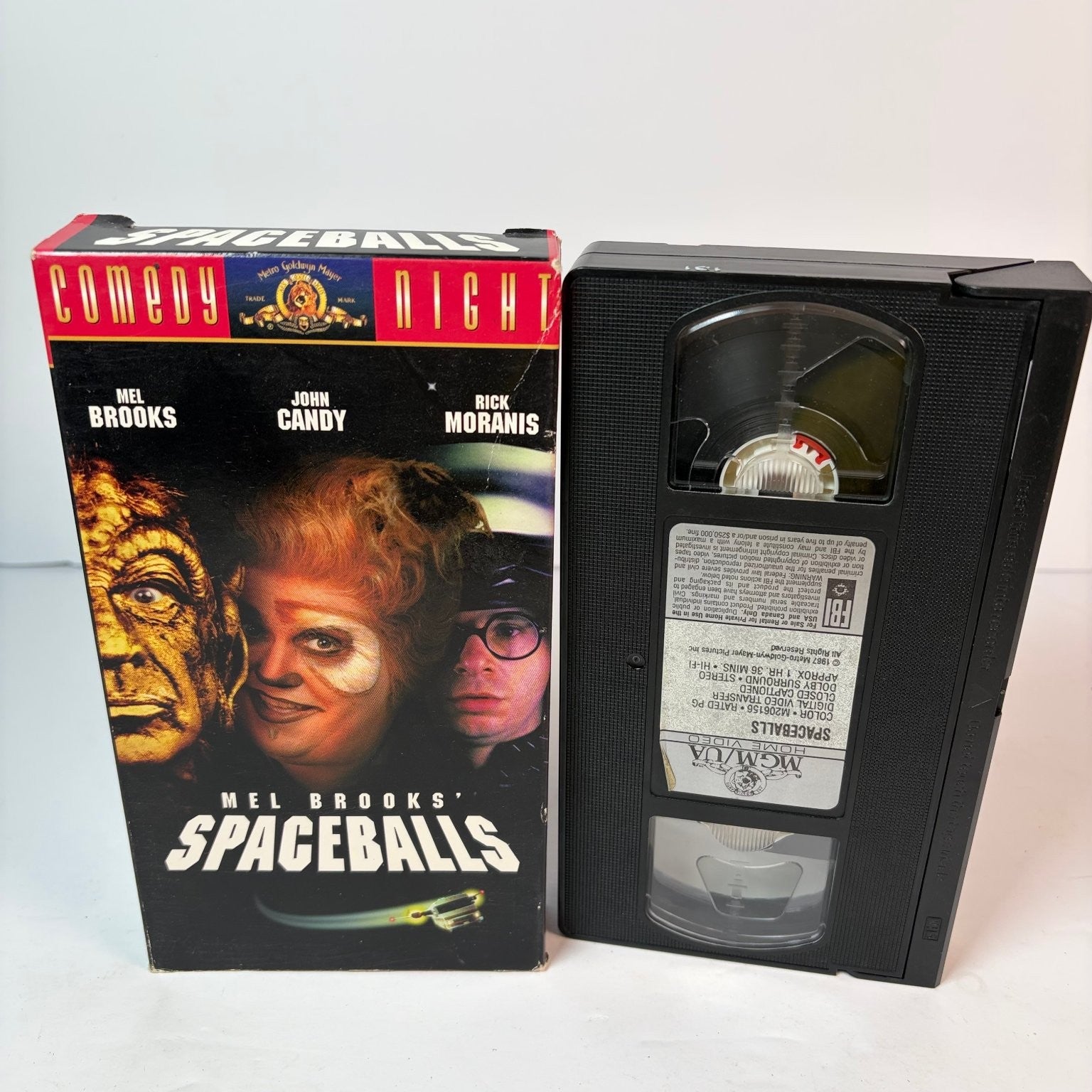 Spaceballs VHS 1987 Sci-Fi Comedy Mel Brooks John Candy MGM/UA Home Video