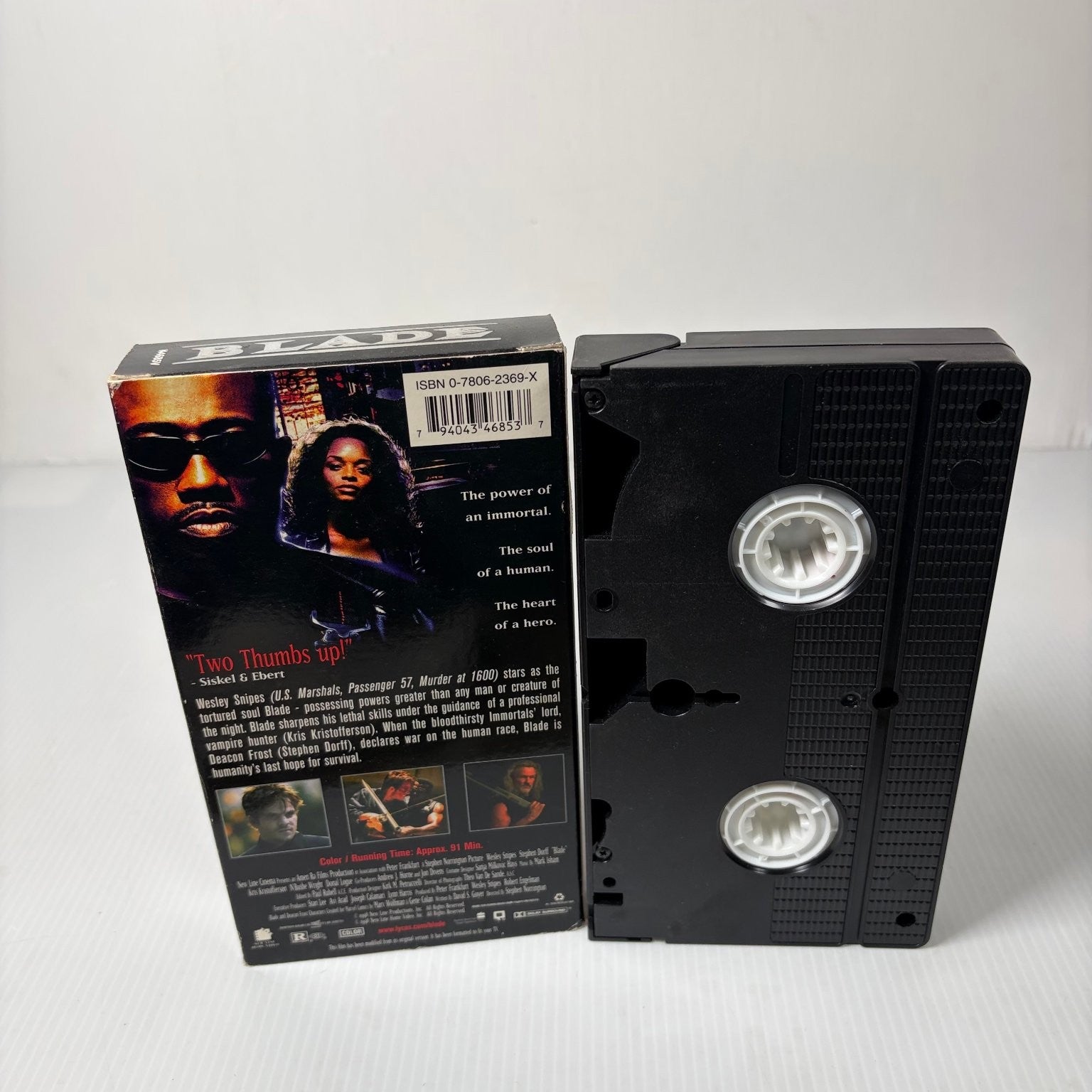 Blade VHS 1998 Action Horror Wesley Snipes Stephen Dorff New Line Cinema