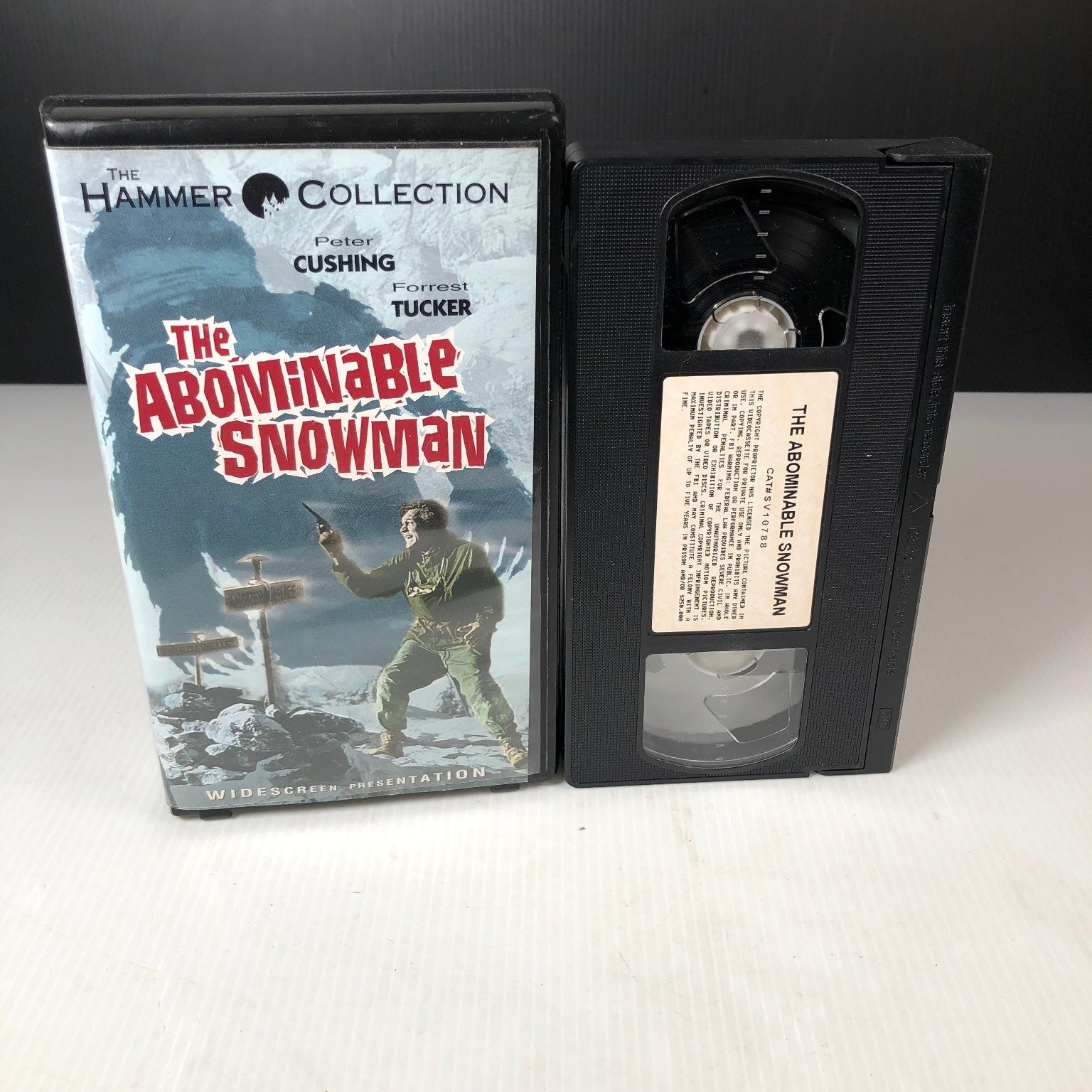 The Abominable Snowman VHS 1987 Horror Hammer Collection Anchor Bay Clamshell