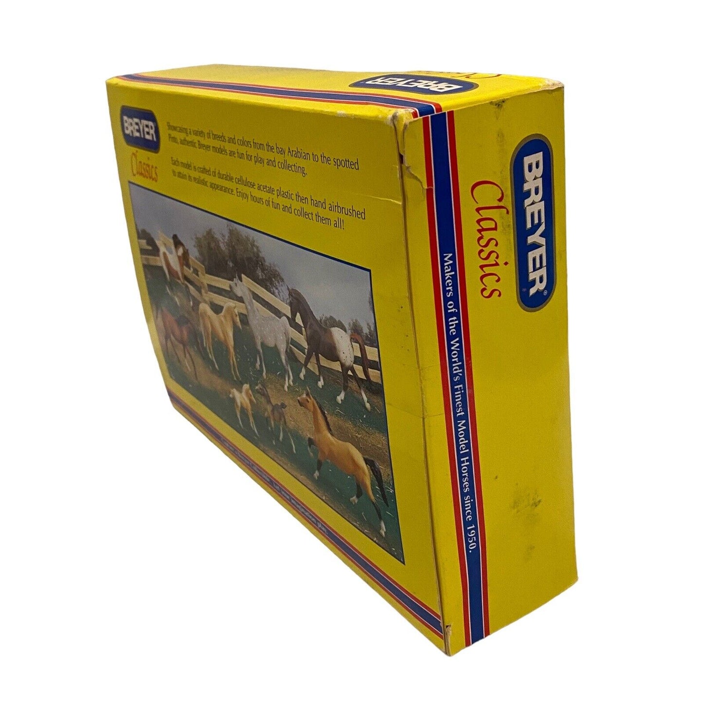 Breyer Classics No. 633 Bay Pinto Barn Style  Box