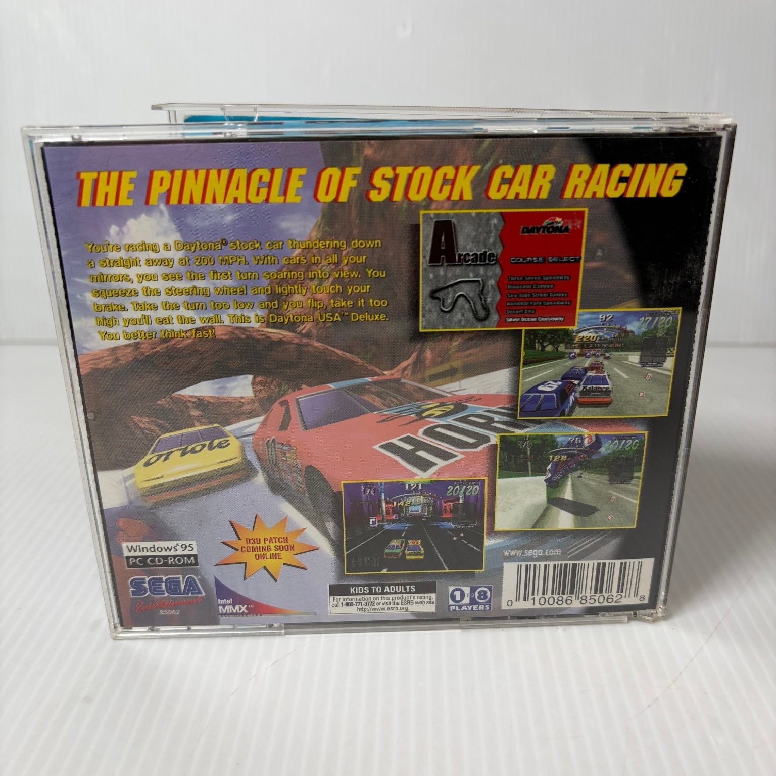 Daytona USA Deluxe PC Windows 95 Video Game SEGA Arcade Racing