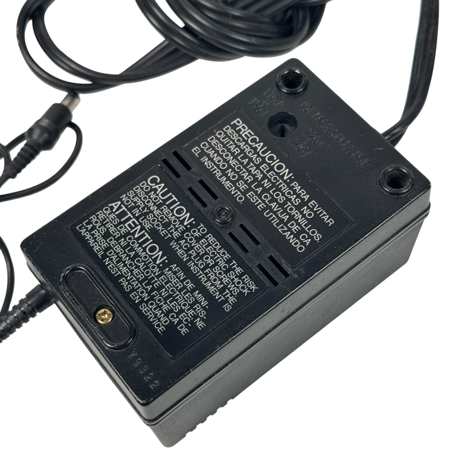 Yamaha PA-4 External AC Power Adapter 10V 1A Keyboard Synthesizer Japan Vintage