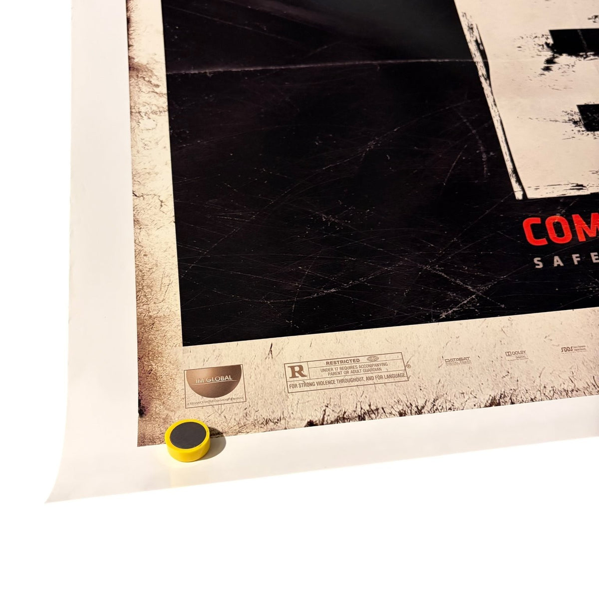 Safe 2012 Advance Teaser One Sheet Movie Poster Jason Statham Double Sided 27x40