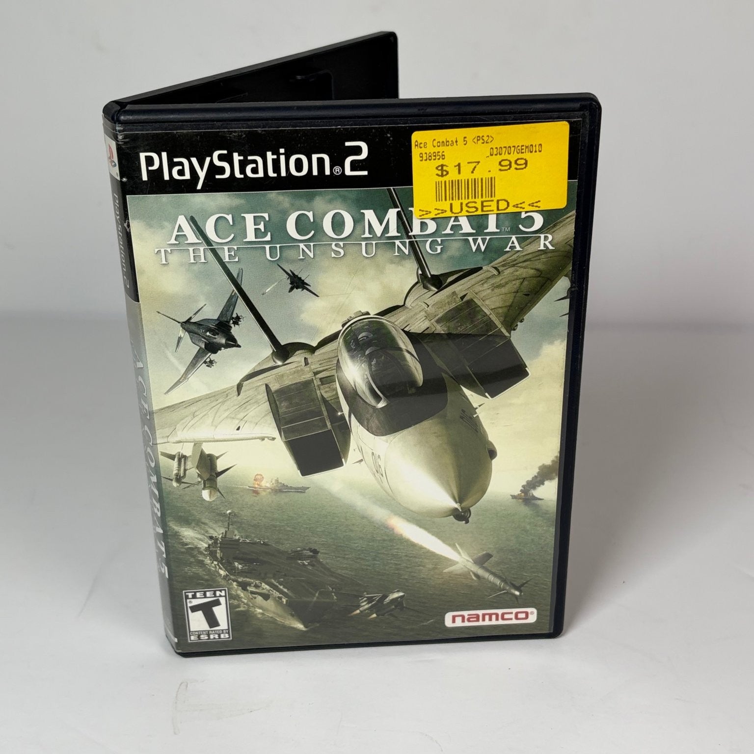 Ace Combat 5 The Unsung War PlayStation 2 PS2 Game Complete CIB Namco ESRB T