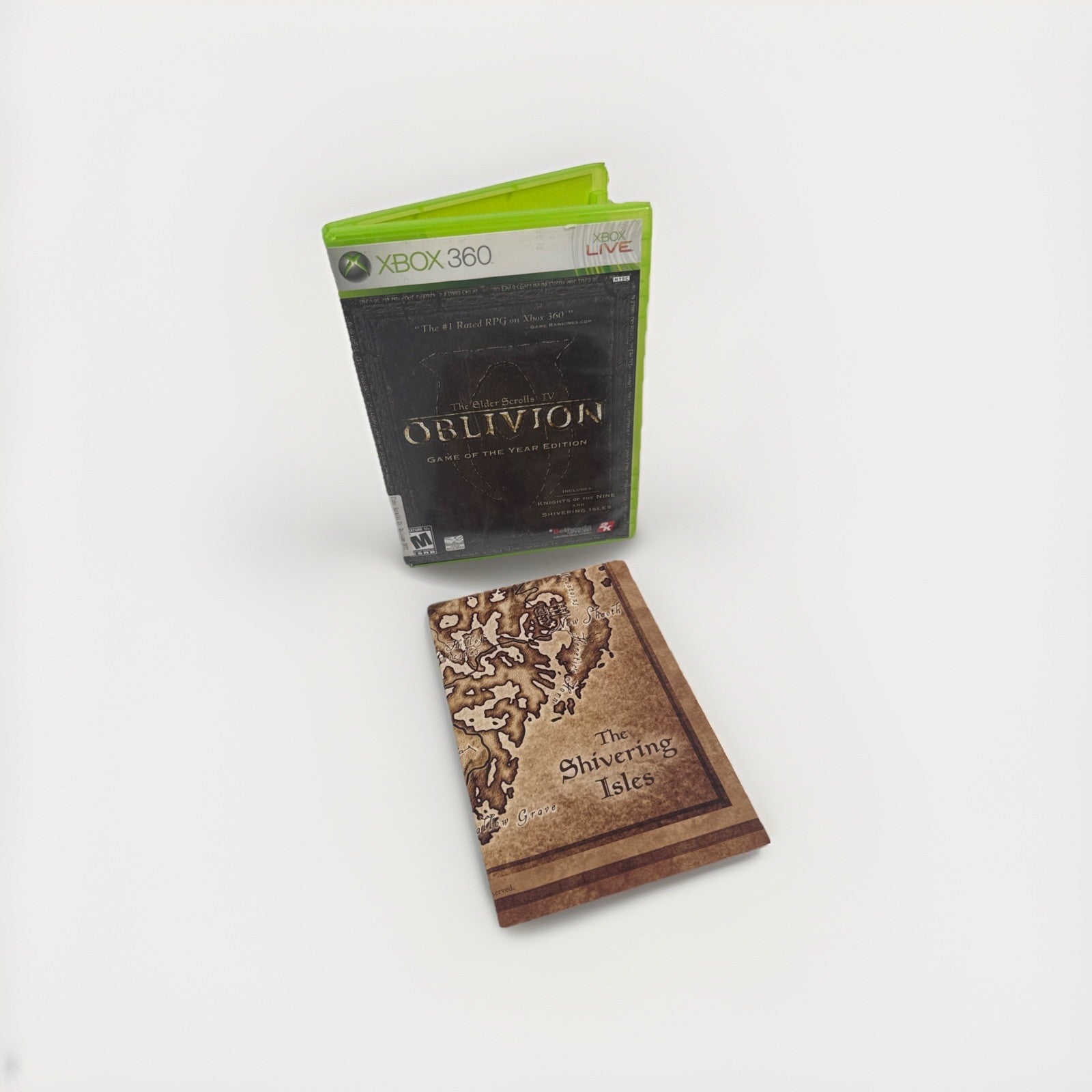 The Elder Scrolls IV: Oblivion Game of the Year Edition for XBOX 360 w/ Map