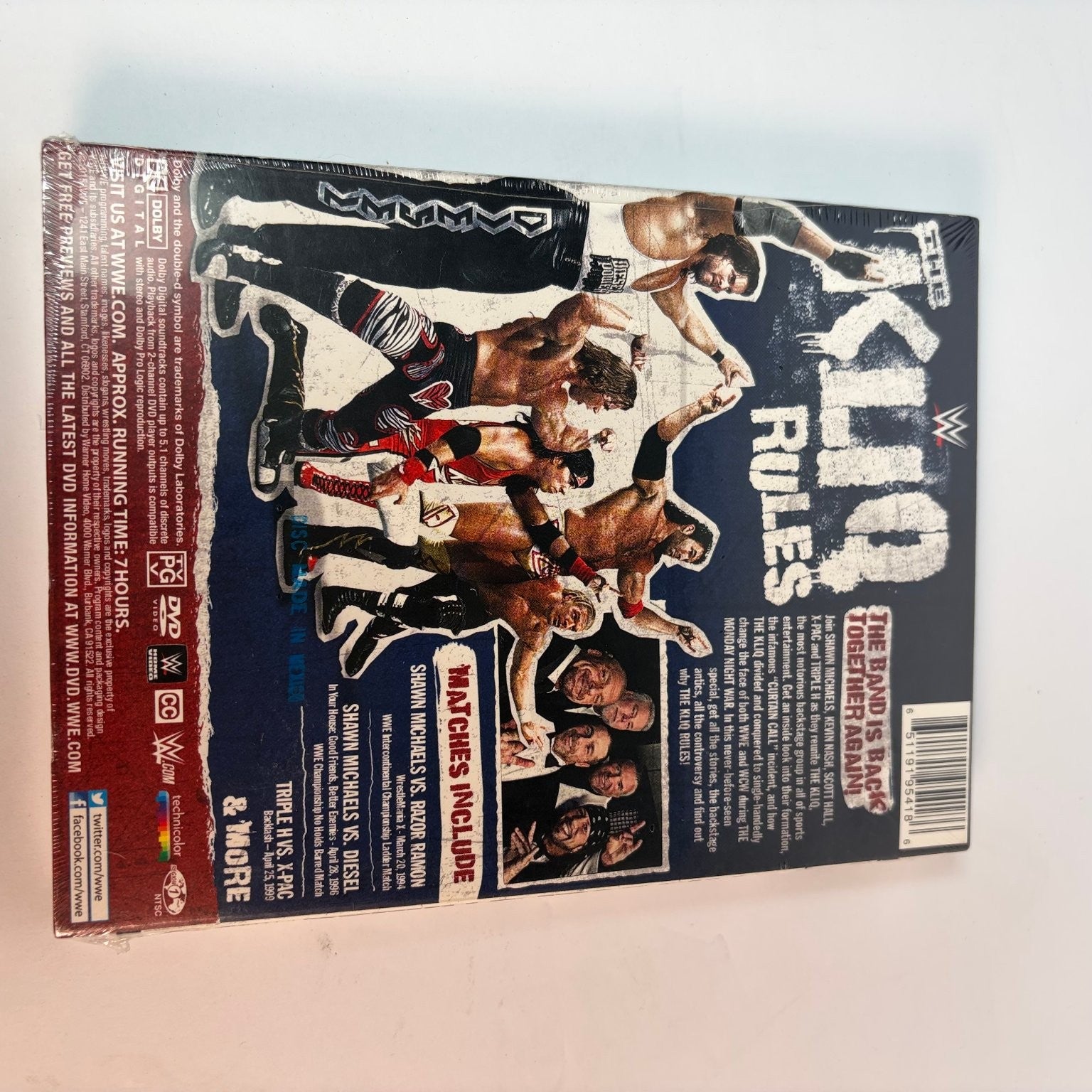 The Kliq Rules DVD 2015 WWE Triple H Shawn Michaels Scott Hall Kevin Nash X-Pac