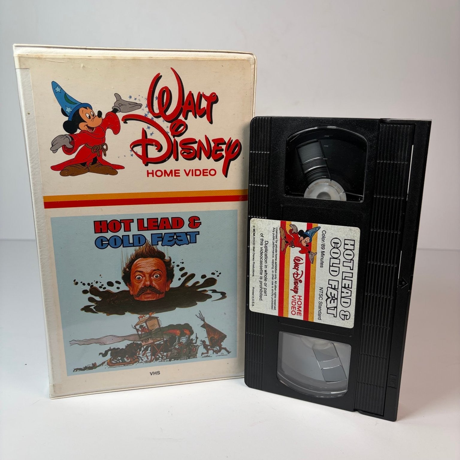 Hot Lead & Cold Feet VHS 1978 Comedy Western Walt Disney Home Video