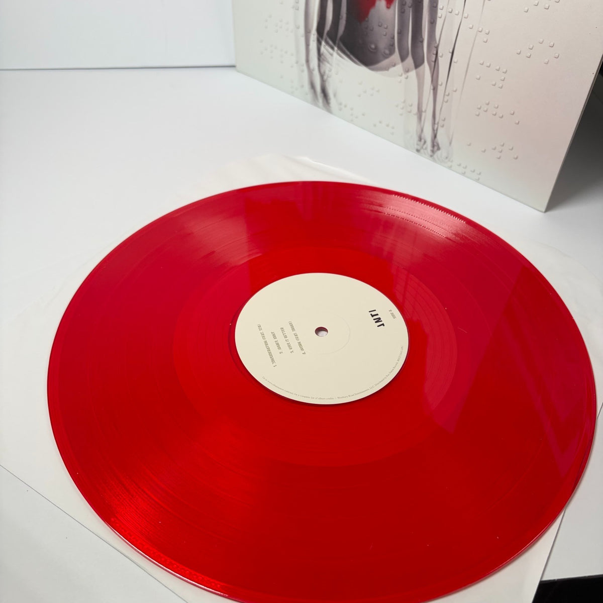 Rhianna Anti Limited Edition Double LP Red Vinyl with Brail Cover