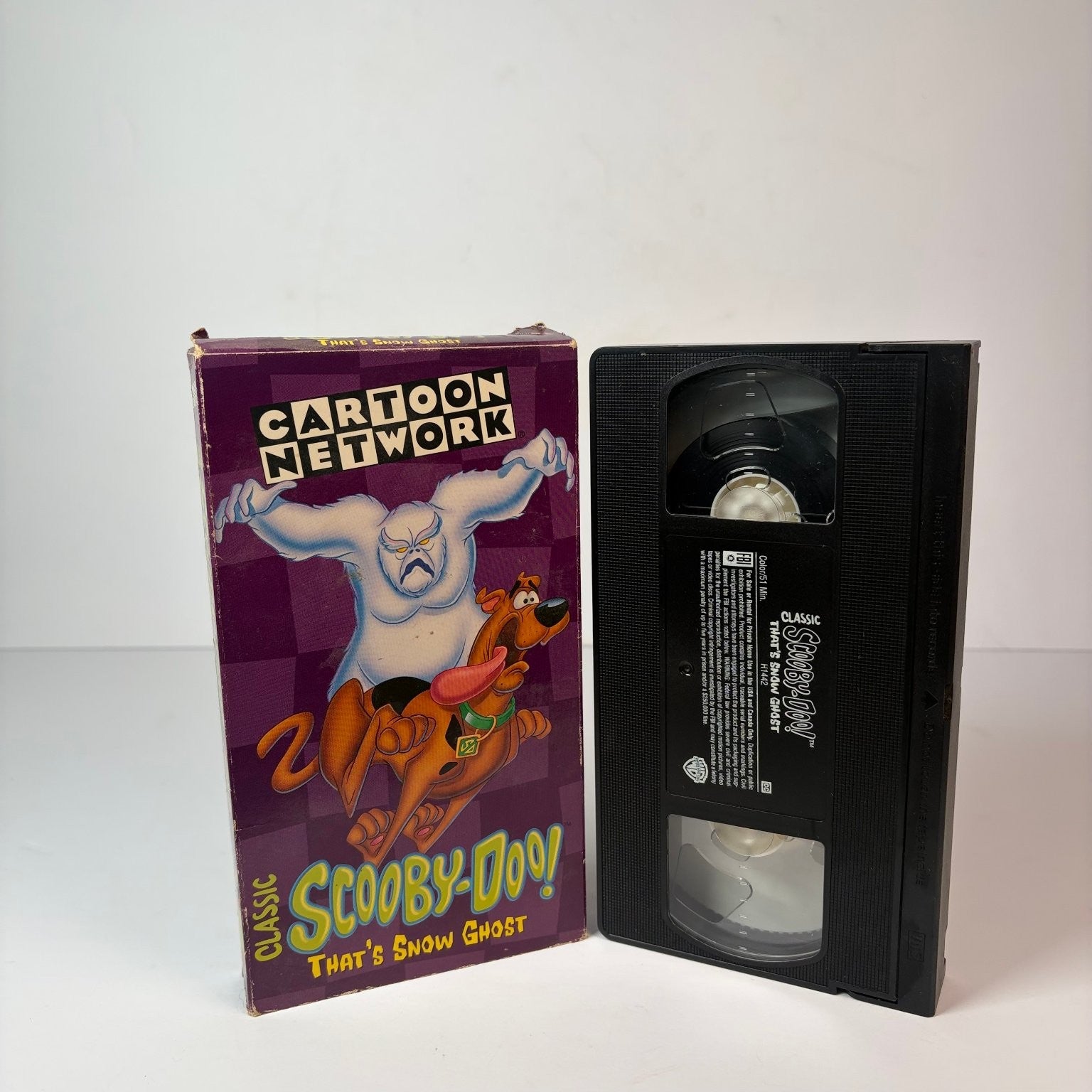 Scooby-Doo! That's Snow Ghost VHS 1999 Animated Mystery Warner Home Video