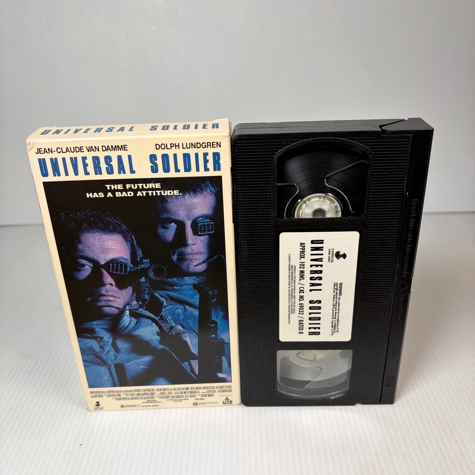 Universal Soldier VHS 1992 Action Sci-Fi LIVE Home Video Jean-Claude Van Damme