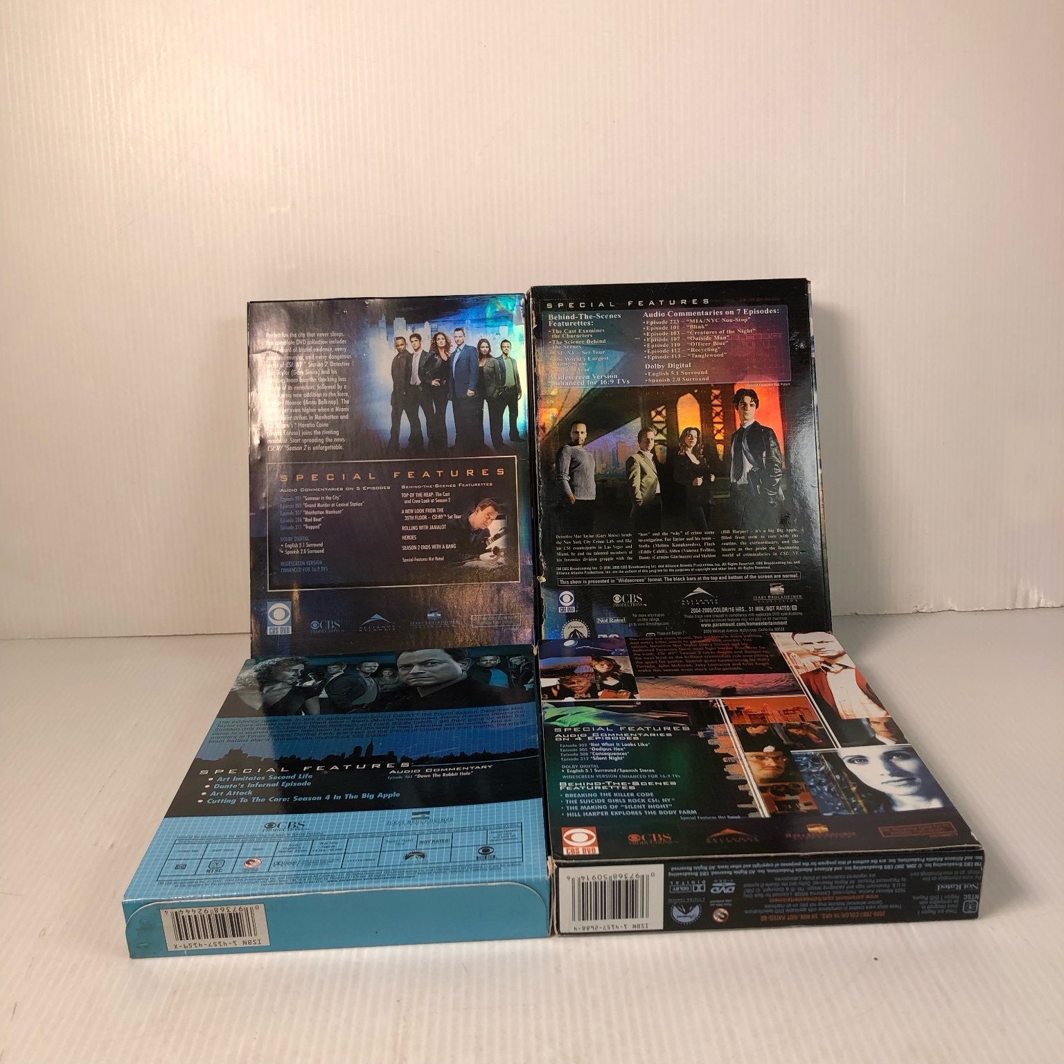 CSI: NY The Complete Seasons 1 - 4 DVD Set Gary Sinise Melina Kanakaredes