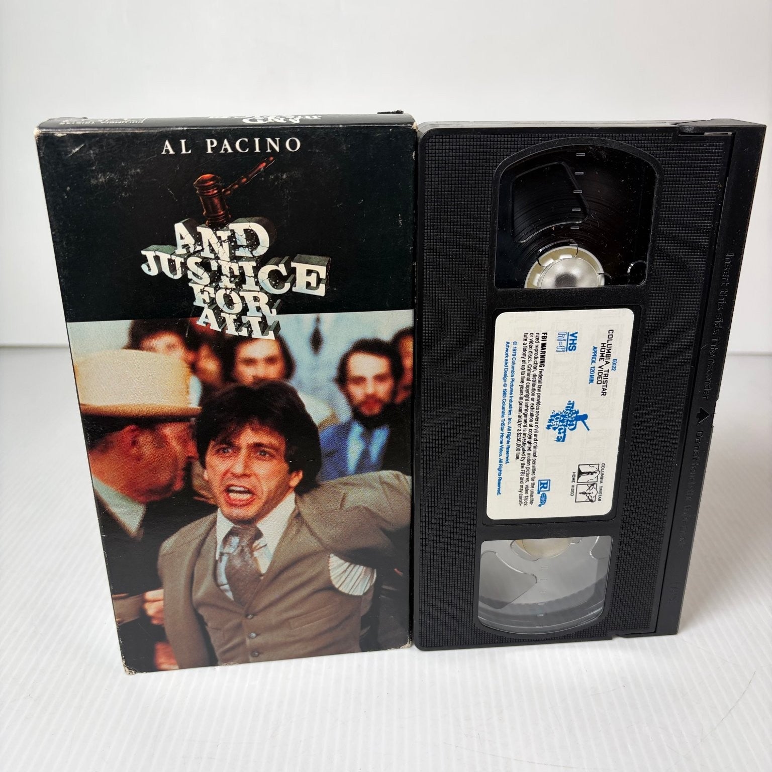 And Justice For All VHS 1979 Legal Drama Al Pacino Columbia TriStar
