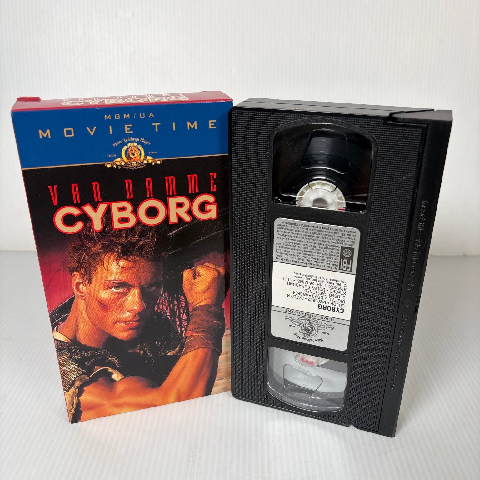 Cyborg VHS 1989 Sci-Fi Action Thriller Jean-Claude Van Damme MGM/UA