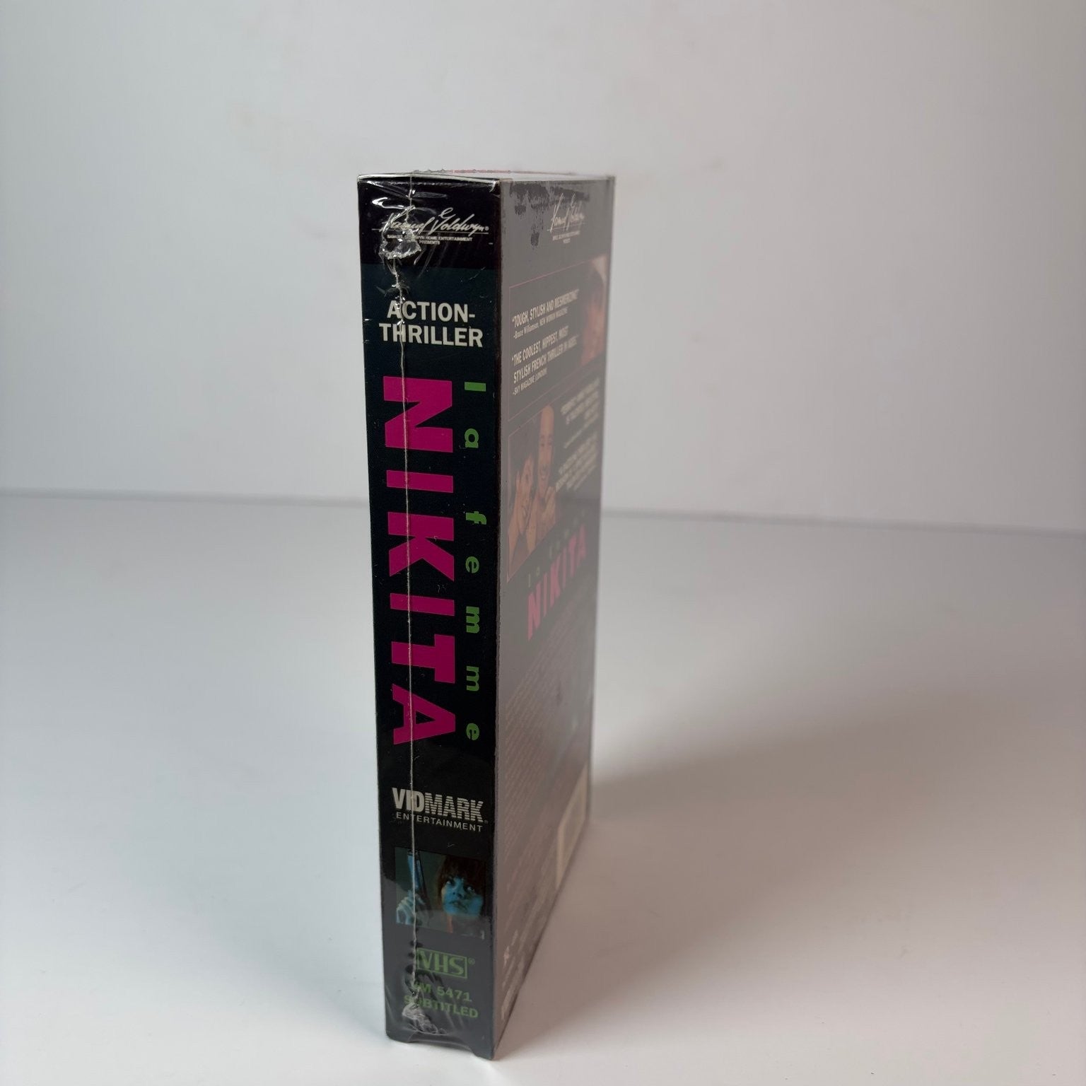 La Femme Nikita VHS 1991 Action-Thriller Subtitled Samuel Goldwyn Company