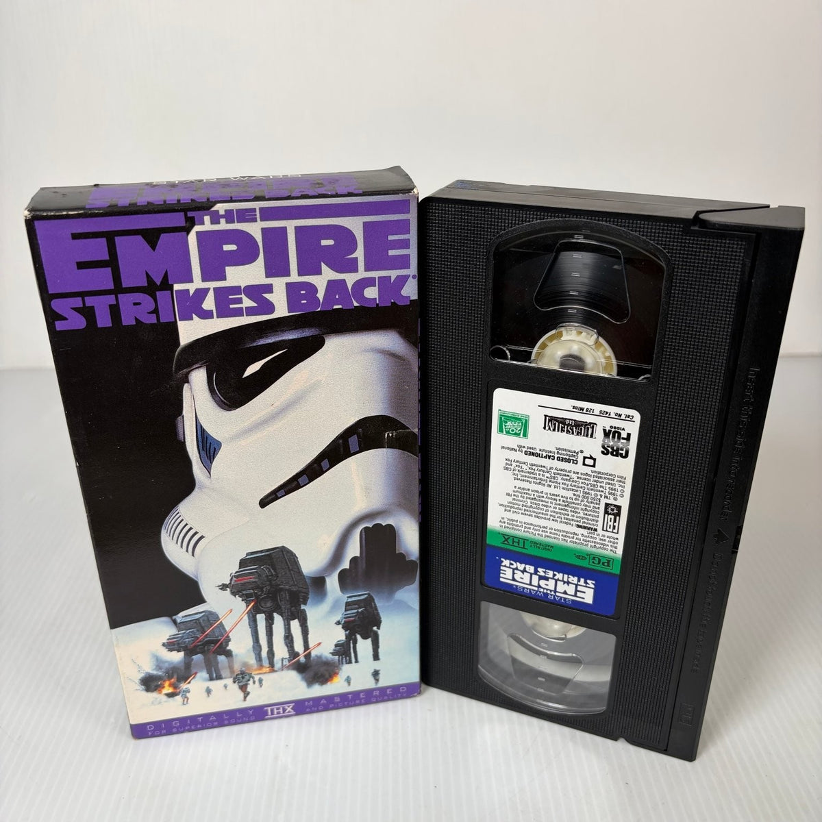 The Empire Strikes Back VHS 1980 Sci-Fi THX Digitally Mastered CBS FOX