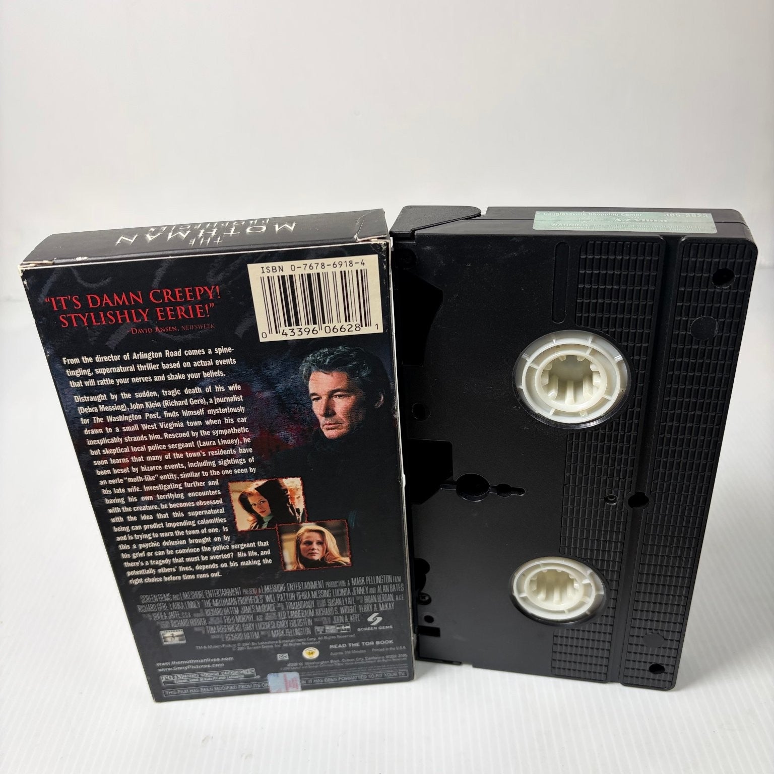 Mothman Prophecies VHS 2002 Horror Thriller Columbia TriStar