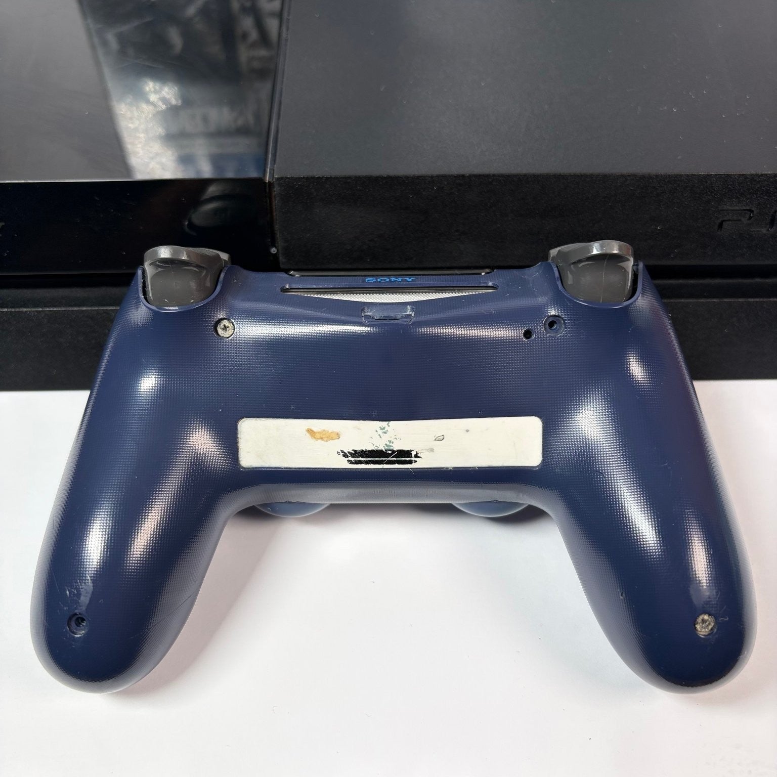 Sony PlayStation 4 PS4 CUH-1001A Black Console 500GB w/ Blue Controller & Games