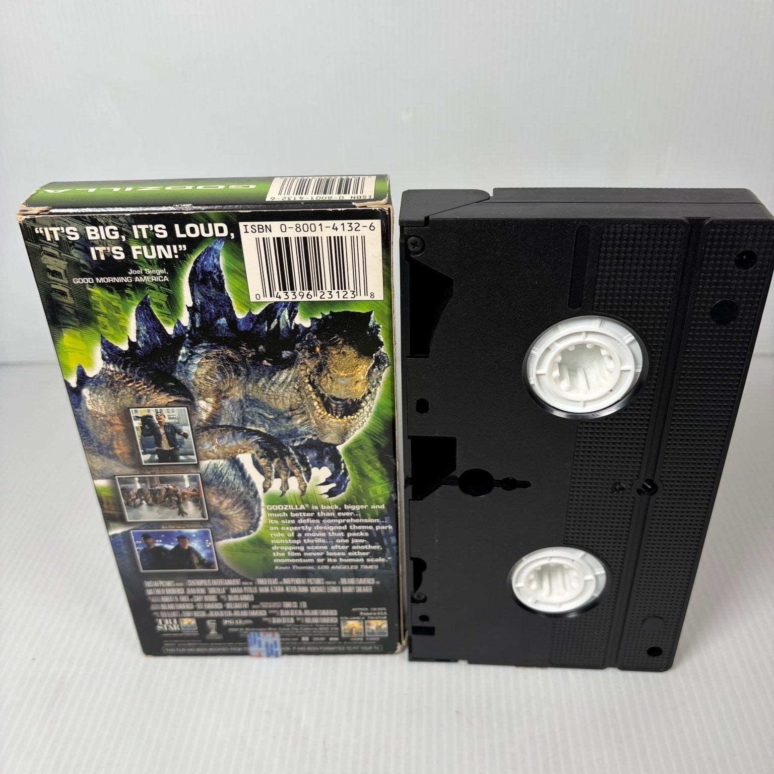 Godzilla VHS 1998 Sci-Fi Action Monster Columbia Tristar PG-13